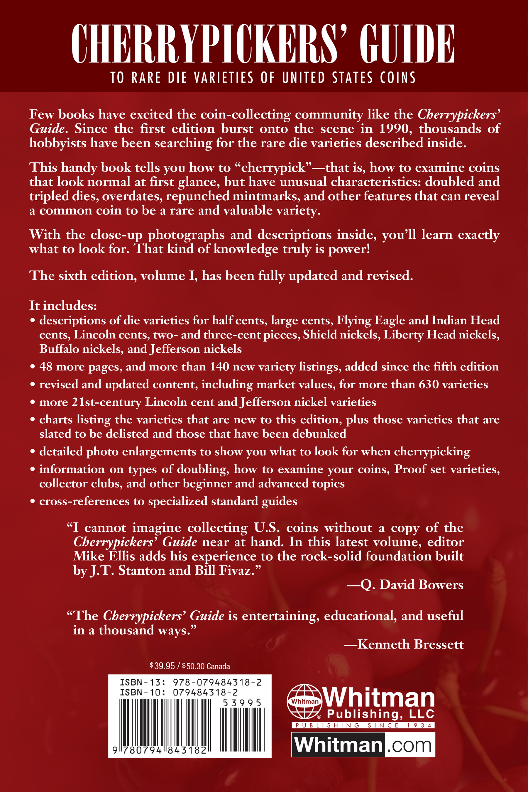 Cherrypickers’ Guide To Rare Die Varieties of United States Coins, Volume 1 – Cents through Nickels