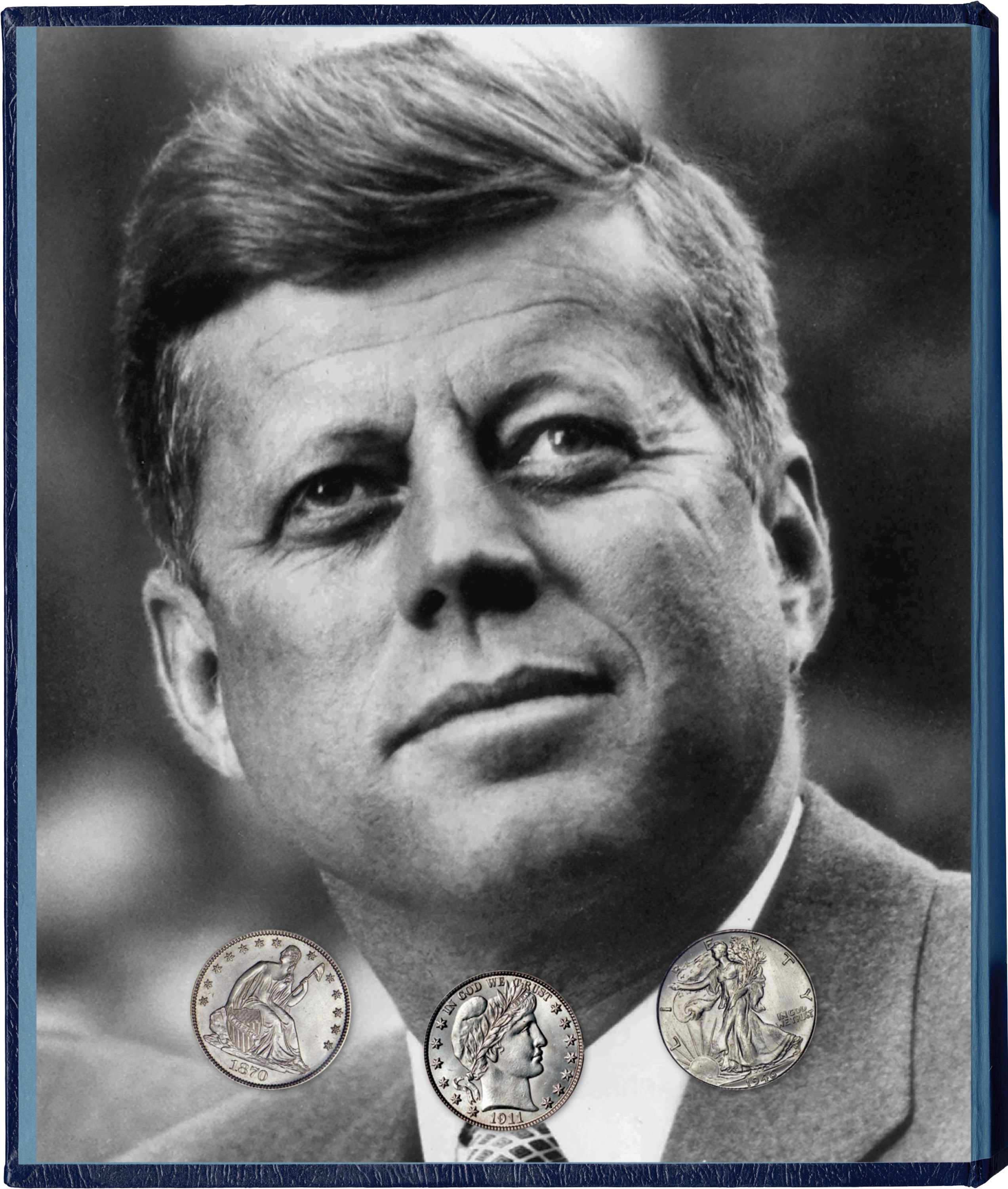 Whitman Classic® Coin Album – U.S. Half Dollars: Plain, No Dates (Includes Blank Pages)
