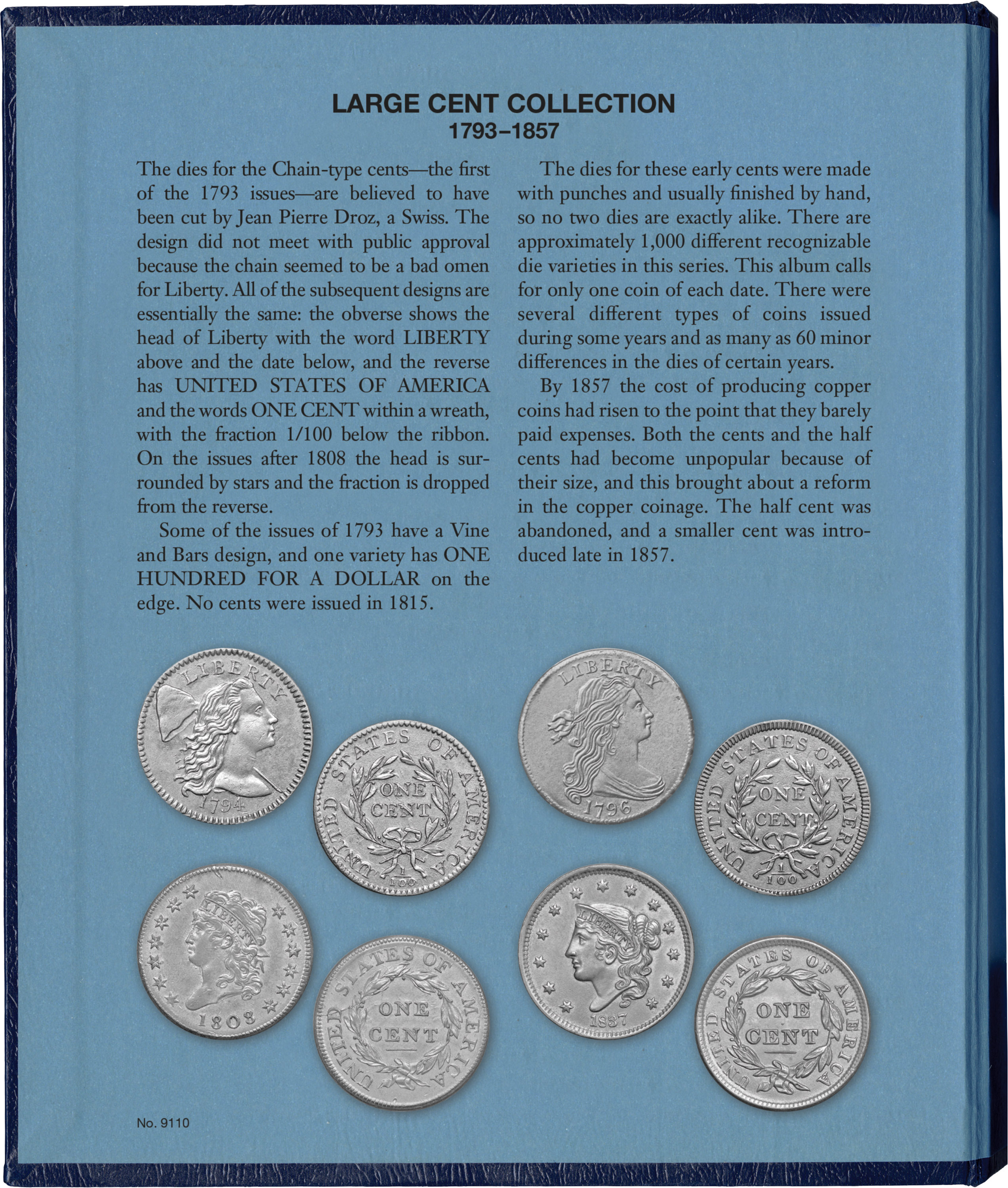 Whitman Classic® Coin Album – U.S. Large Cents: 1793-1857 (P Mint)