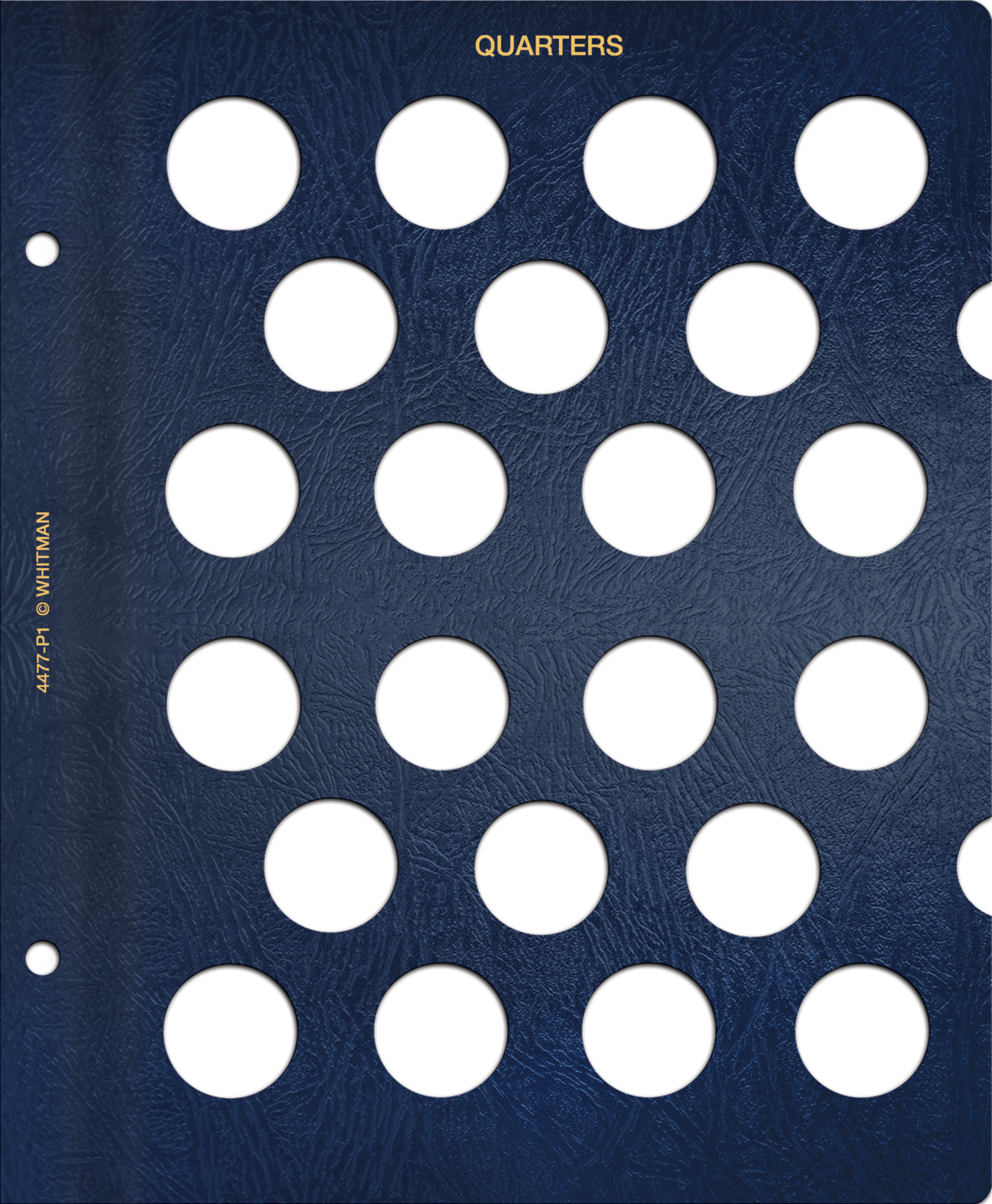 Whitman Classic® Coin Album – U.S. Quarters: Plain, No Dates (Includes Blank Pages)