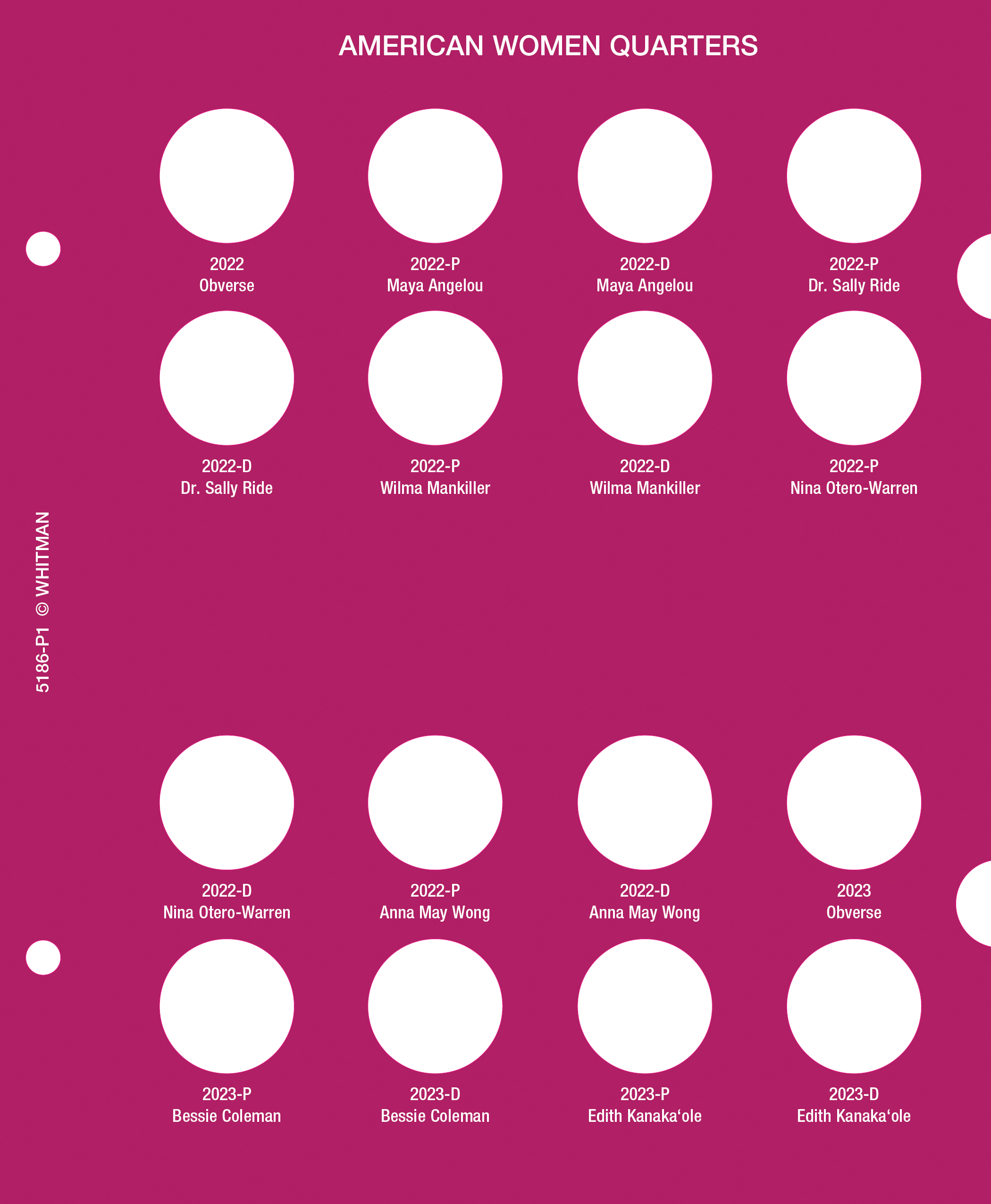 Whitman Classic® Limited Edition Coin Album for Susan G. Komen® – American Women Quarters: 2022-2025 (P & D Mints)