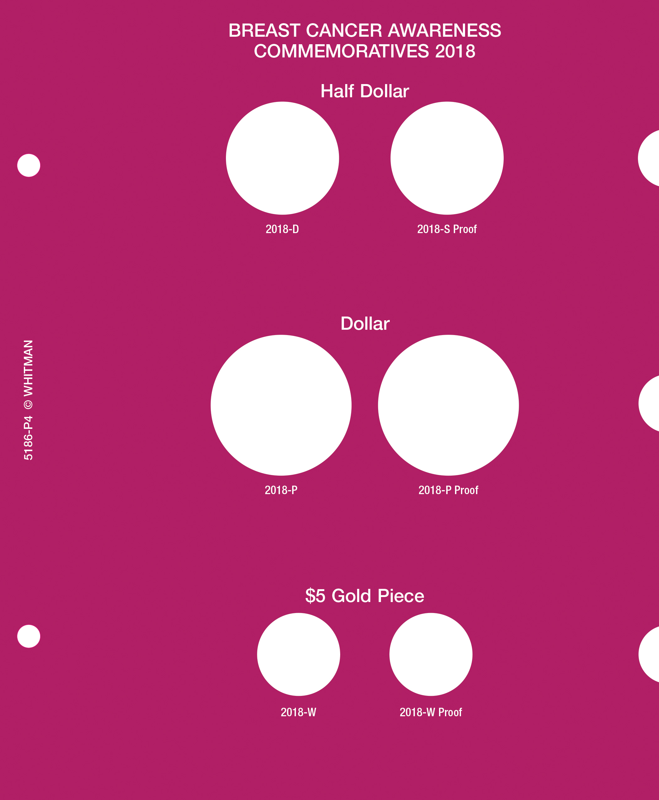 Whitman Classic® Limited Edition Coin Album for Susan G. Komen® – American Women Quarters: 2022-2025 (P & D Mints)