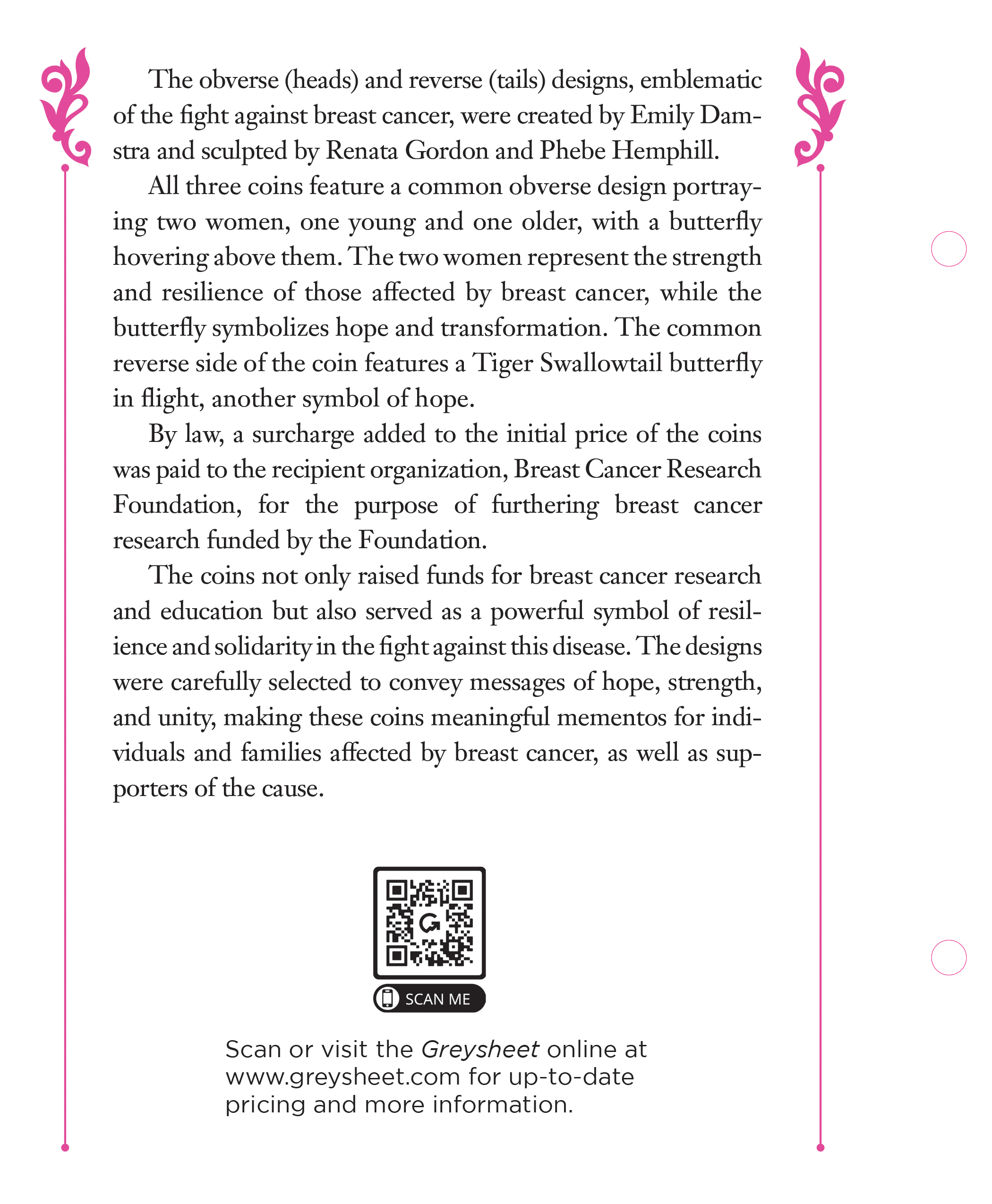 Whitman Classic® Limited Edition Coin Album for Susan G. Komen® – American Women Quarters: 2022-2025 (P & D Mints)
