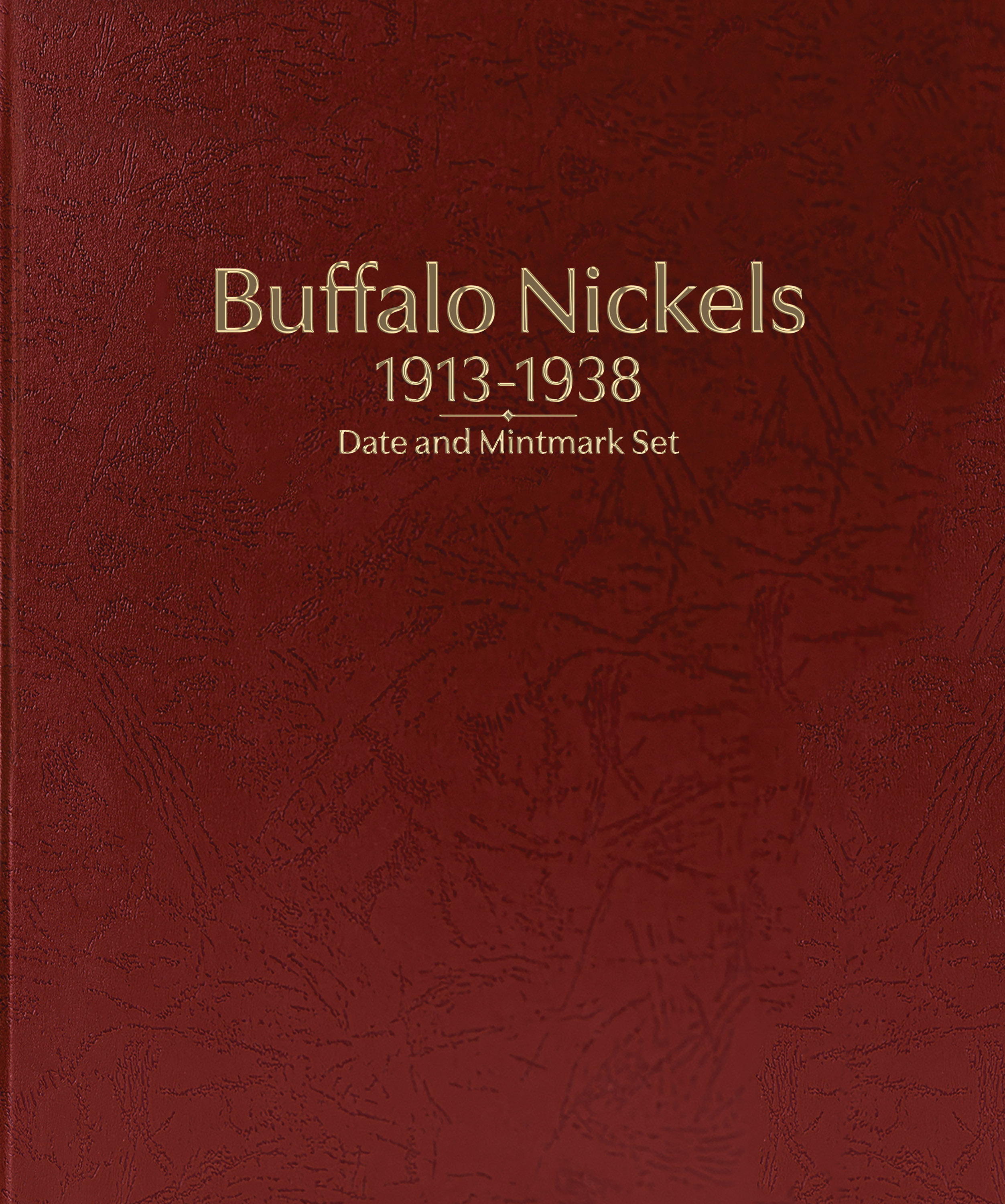 Whitman Prestige Coin Album – Buffalo Nickels: 1913-1938 Date & Mintmark Set