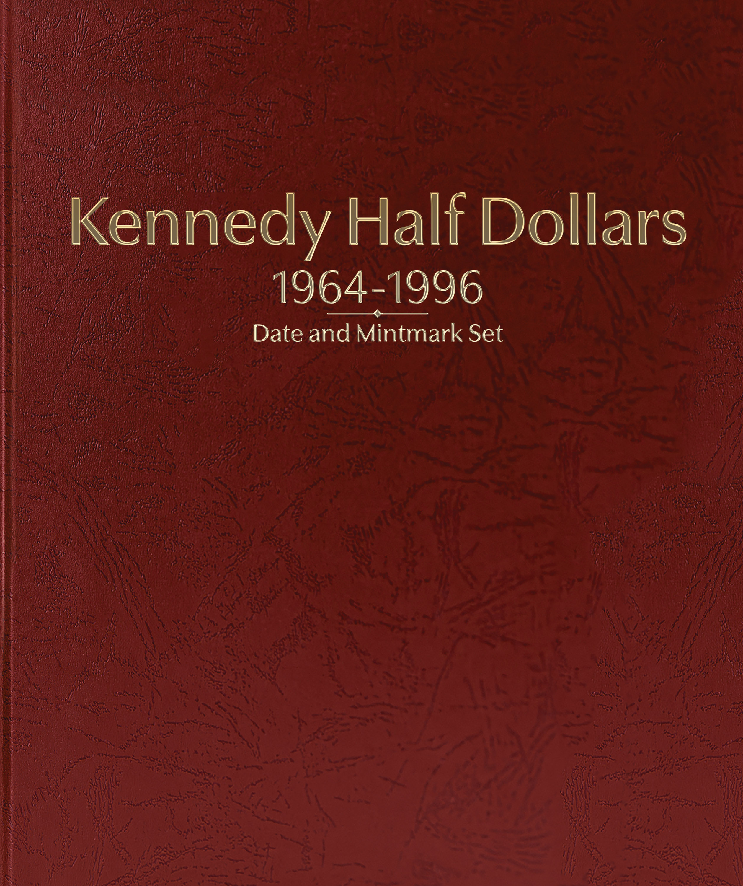 Whitman Prestige Coin Album – Kennedy Half Dollars: 1964-1996 Date & Mintmark Set