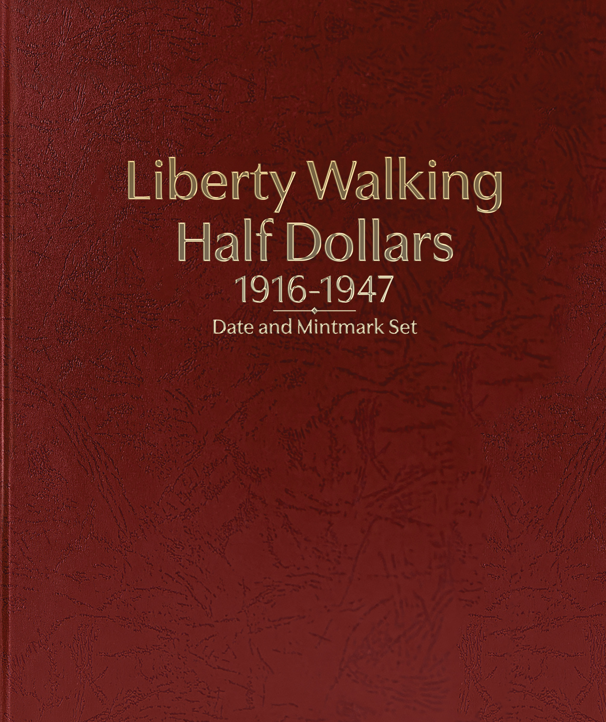 Whitman Prestige Coin Album – Liberty Walking Half Dollars 1916-1947 Date & Mintmark Set