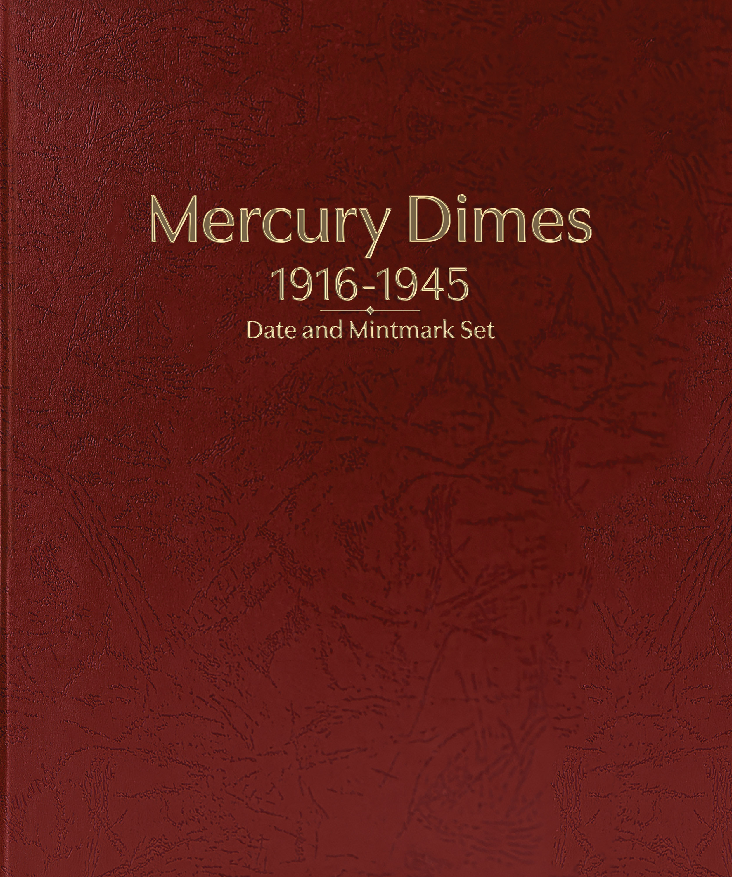 Whitman Prestige Coin Album – Mercury Dimes: 1916-1945 Date & Mintmark Set
