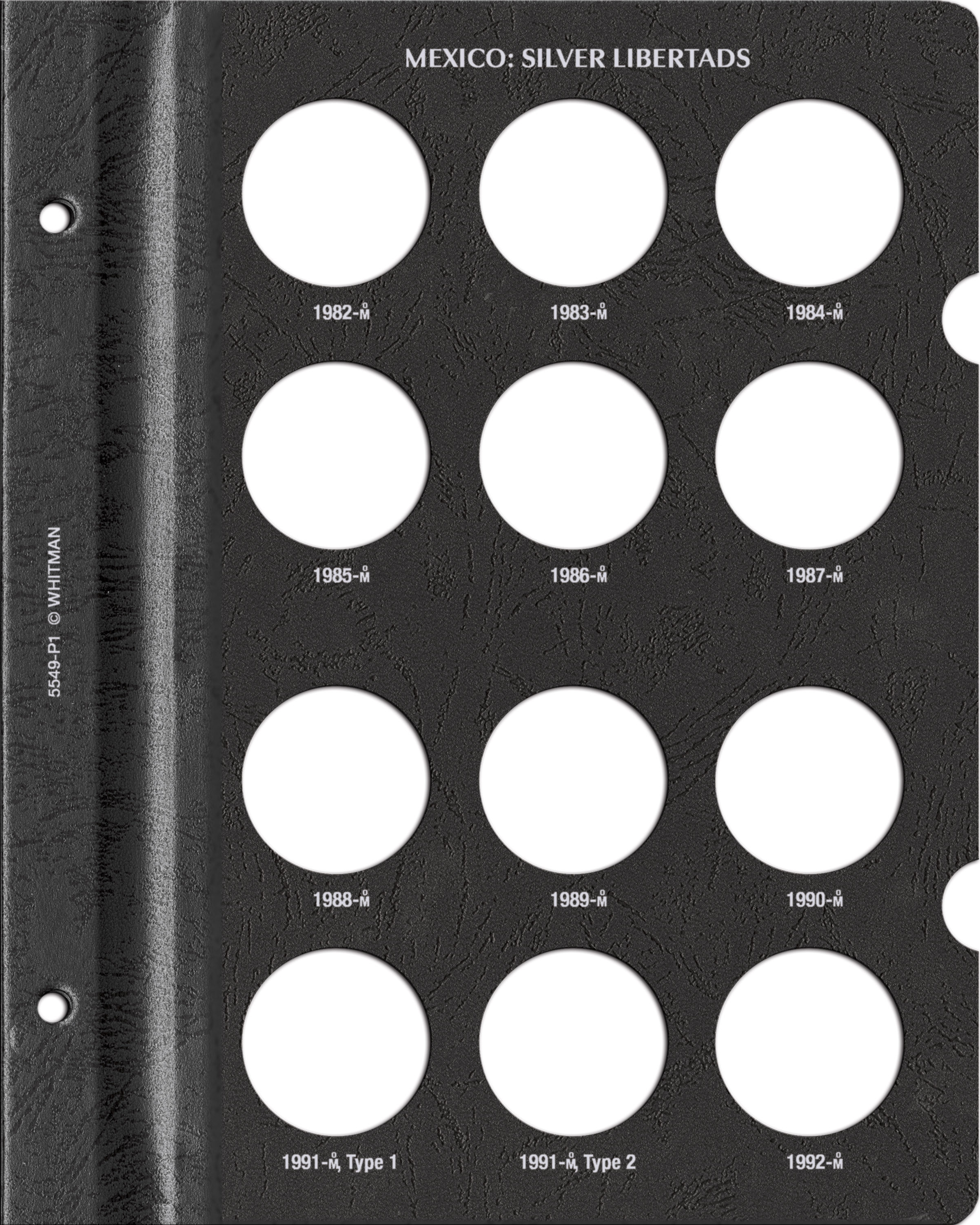 Whitman Prestige™ Coin Album – Mexico Silver Libertads: 1982-2019 Date Set