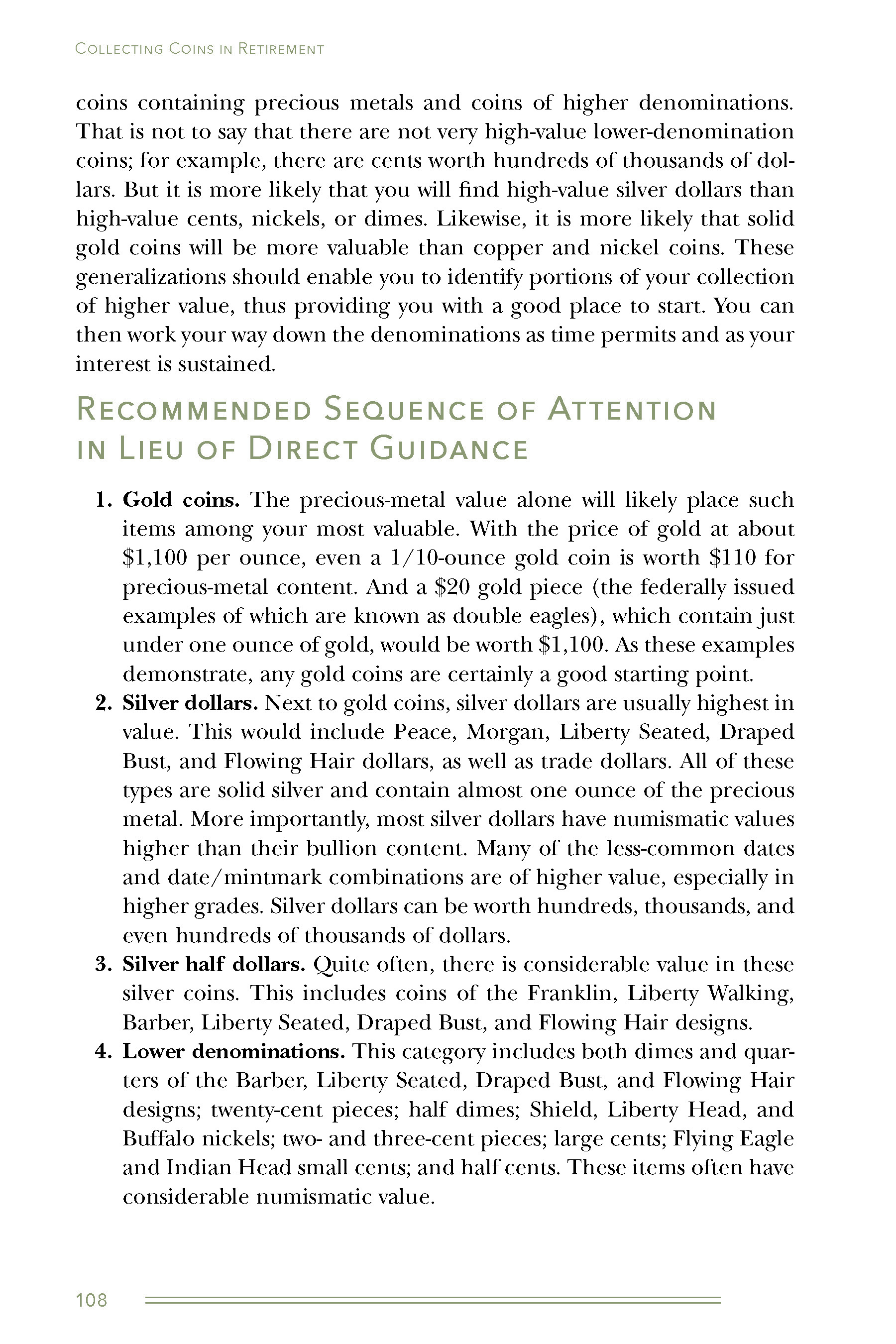Collector Series: Collecting Coins in Retirement – Action Guide, Estate Advice