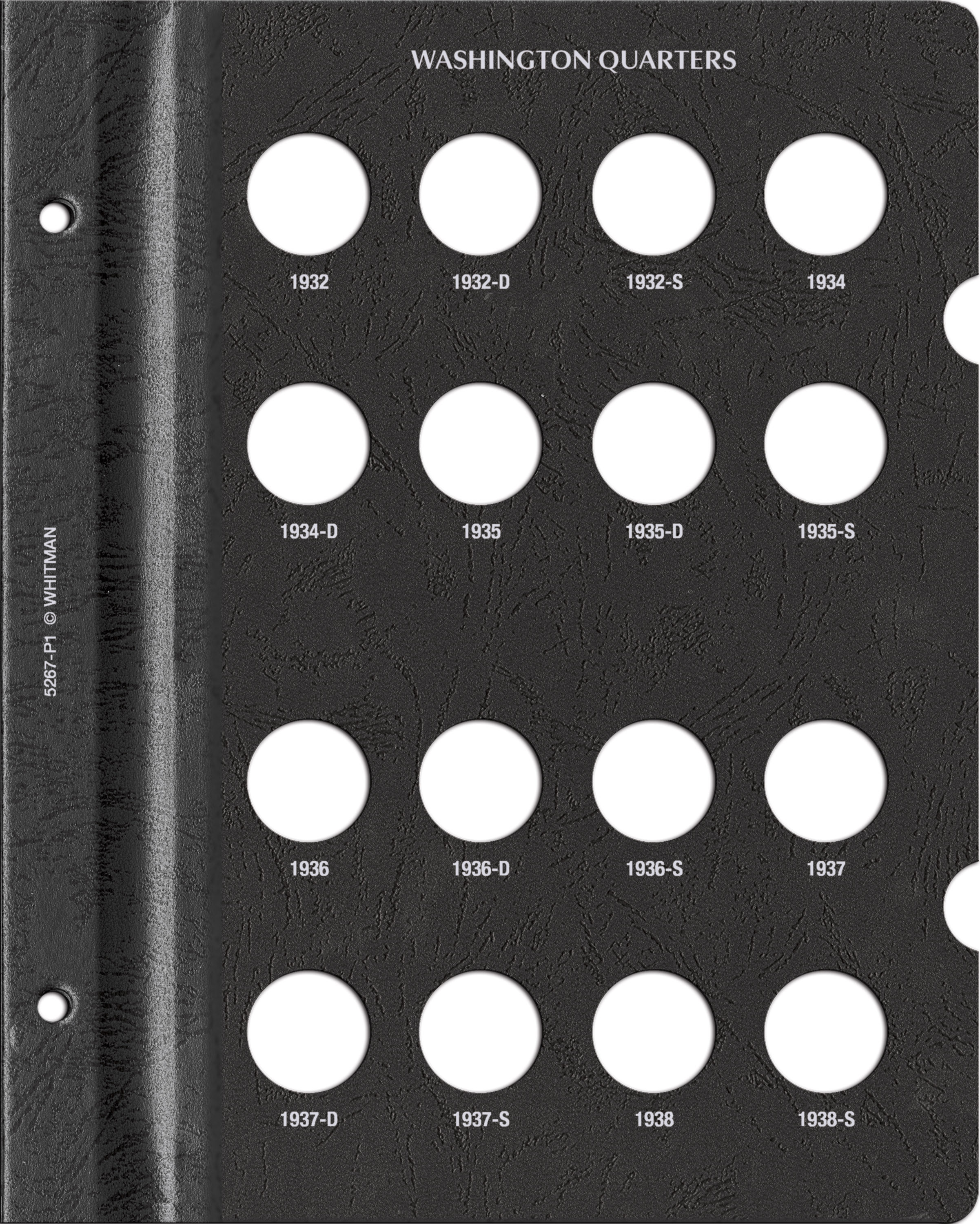 Whitman Prestige Coin Album – Washington Quarters: 1932-1964 Date & Mintmark Set
