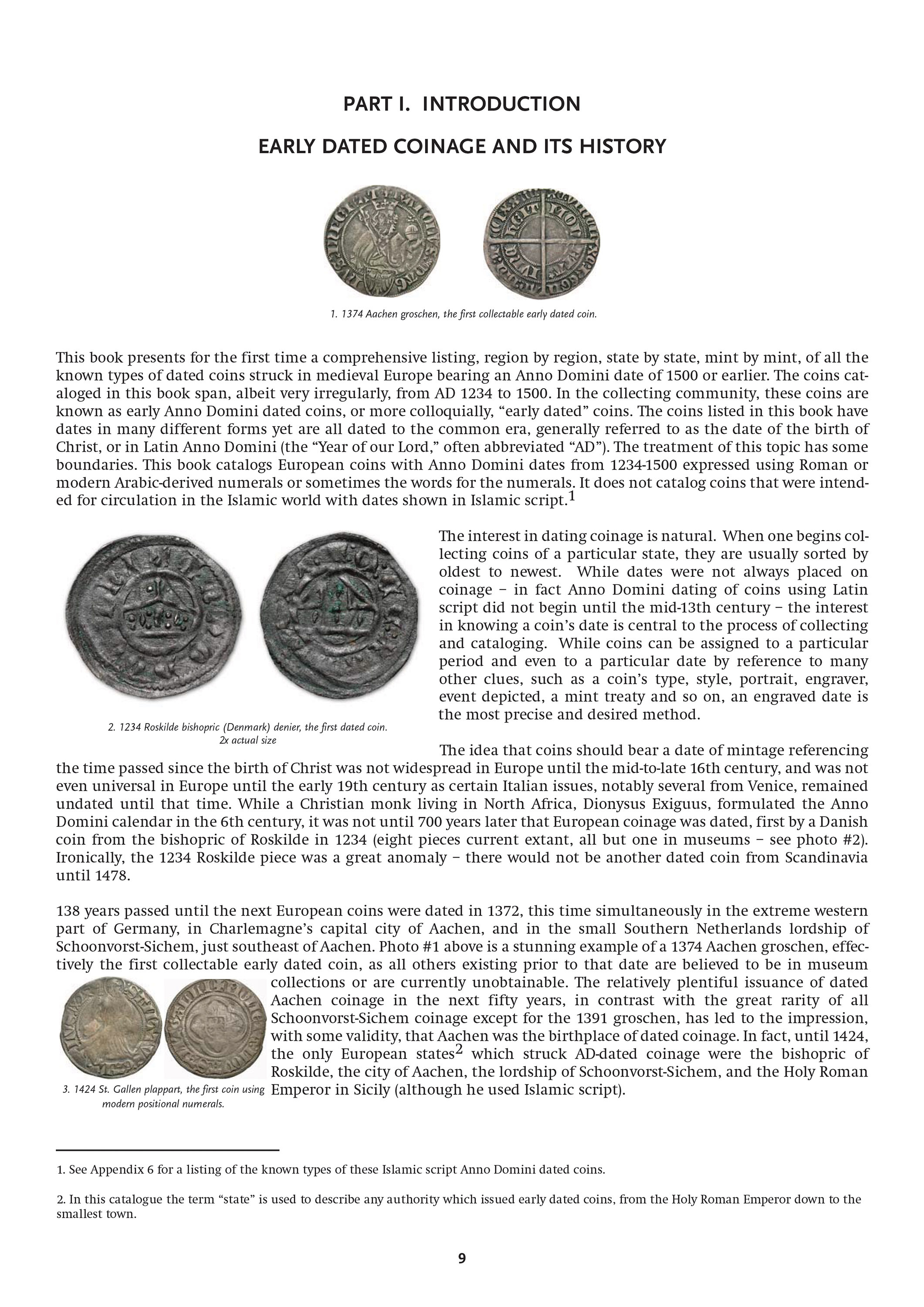 The Early Dated Coins of Europe 1234-1500 – Illustrated Catalogue and Guide to Dated Medieval Coinage