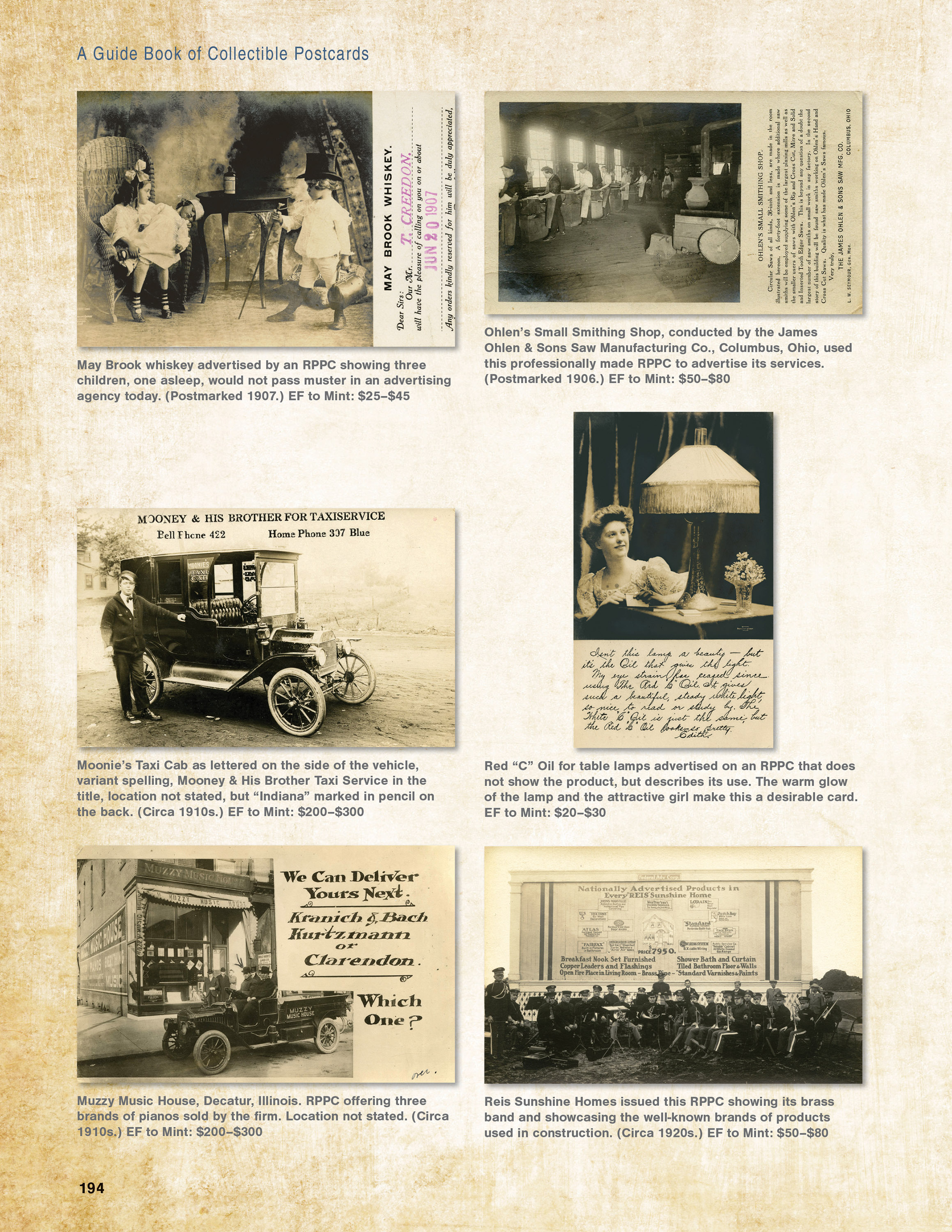 A Guide Book of Collectible Postcards