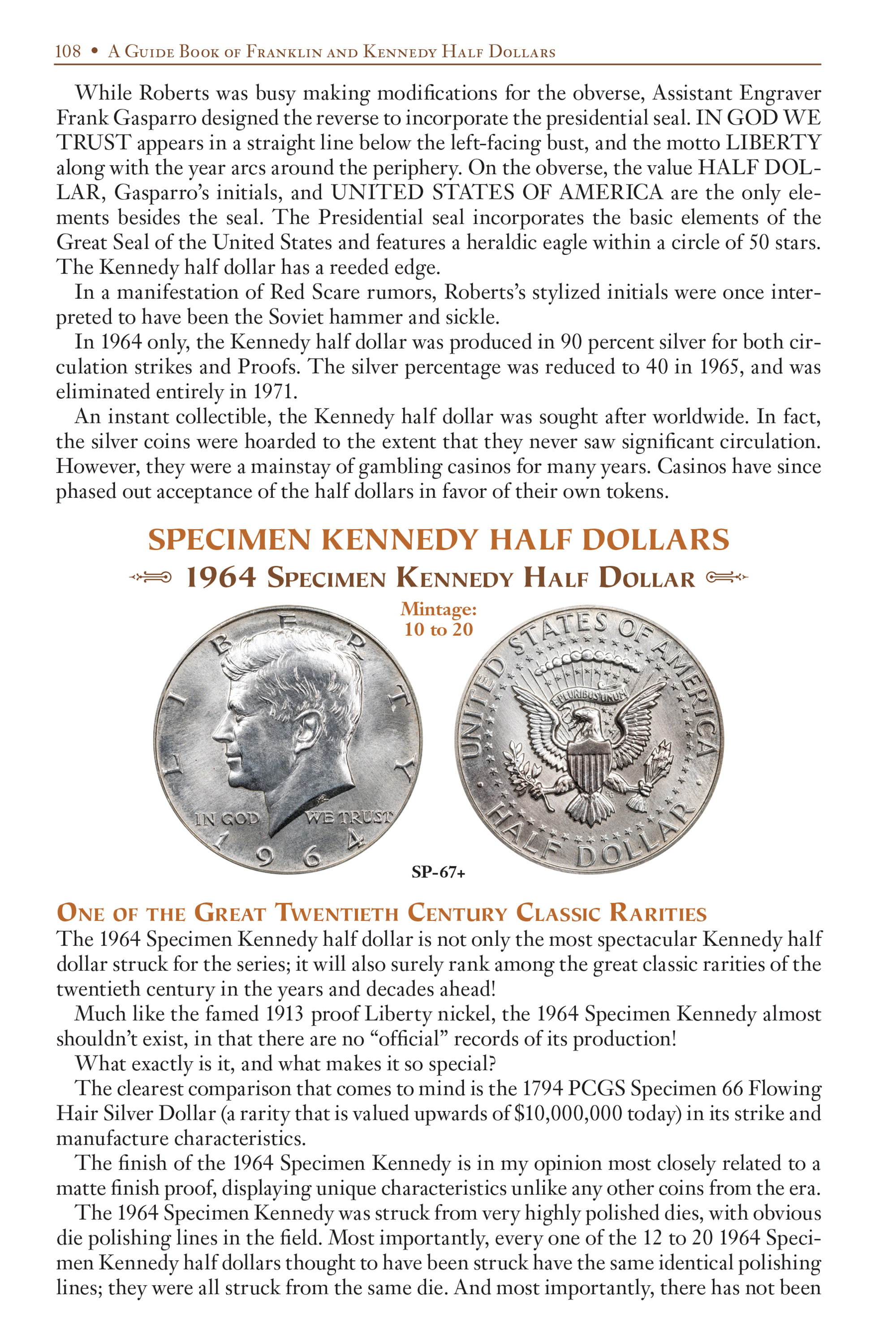 Red Book Series #15: A Guide Book of Franklin & Kennedy Half Dollars – History, Values, Collecting