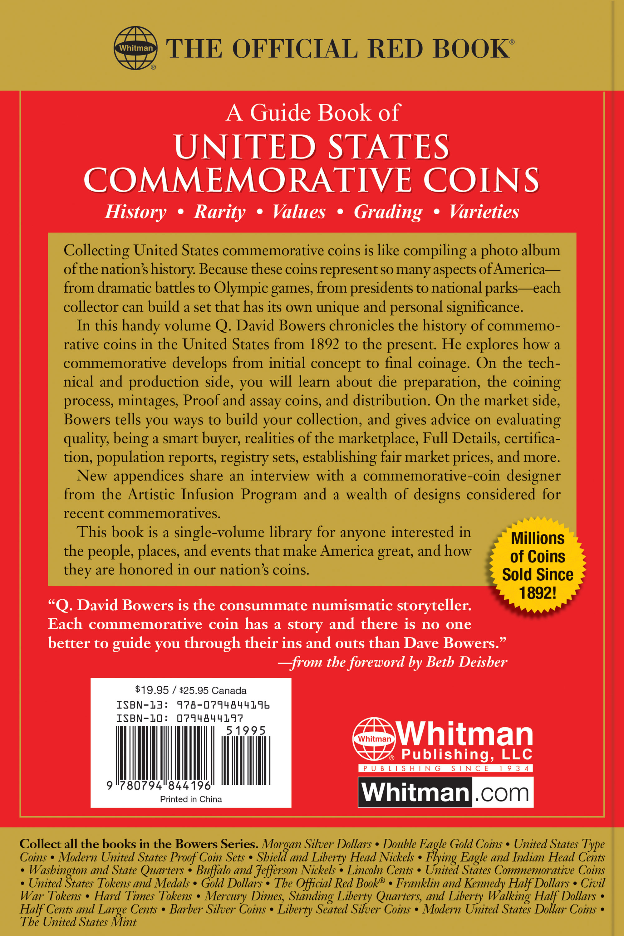 Red Book Series #10: A Guide Book of United States Commemorative Coins – History, Values, Collecting