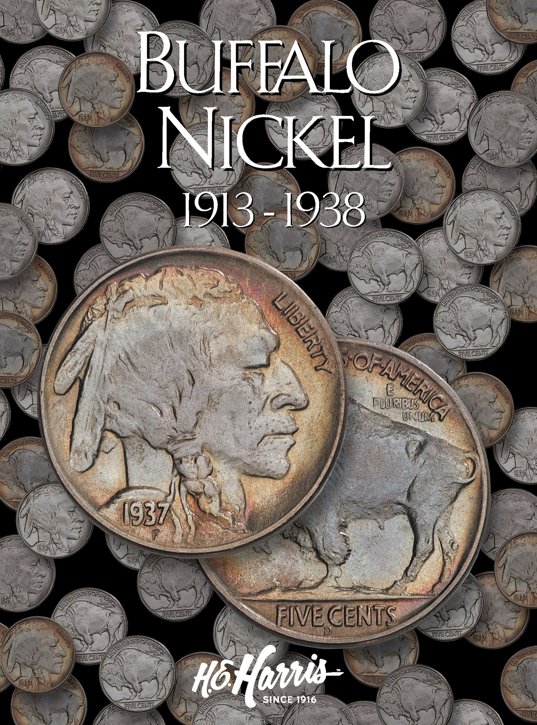 H.E. Harris® Coin Folder – Buffalo Nickels: 1913-1938