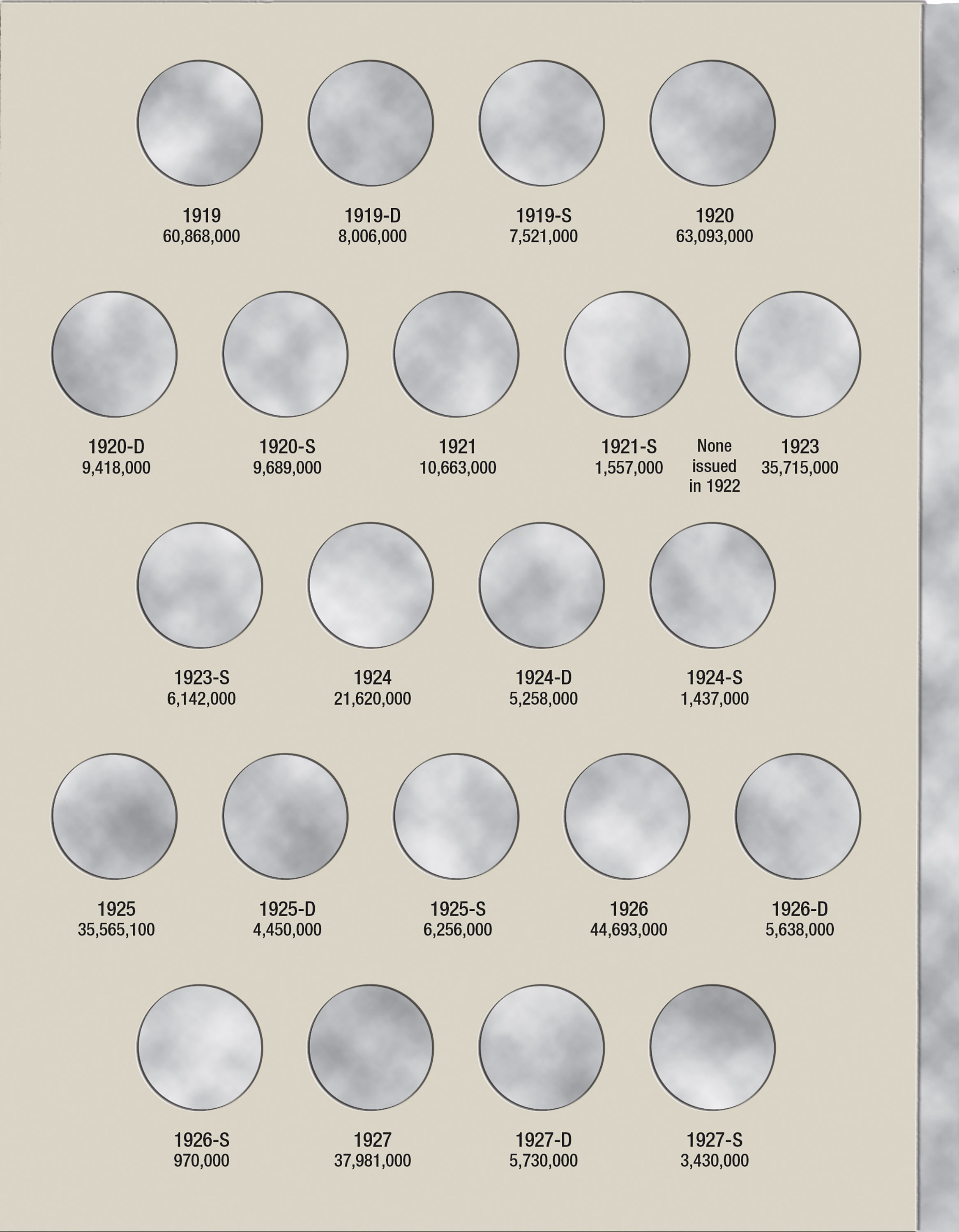 H.E. Harris® Coin Folder – Buffalo Nickels: 1913-1938