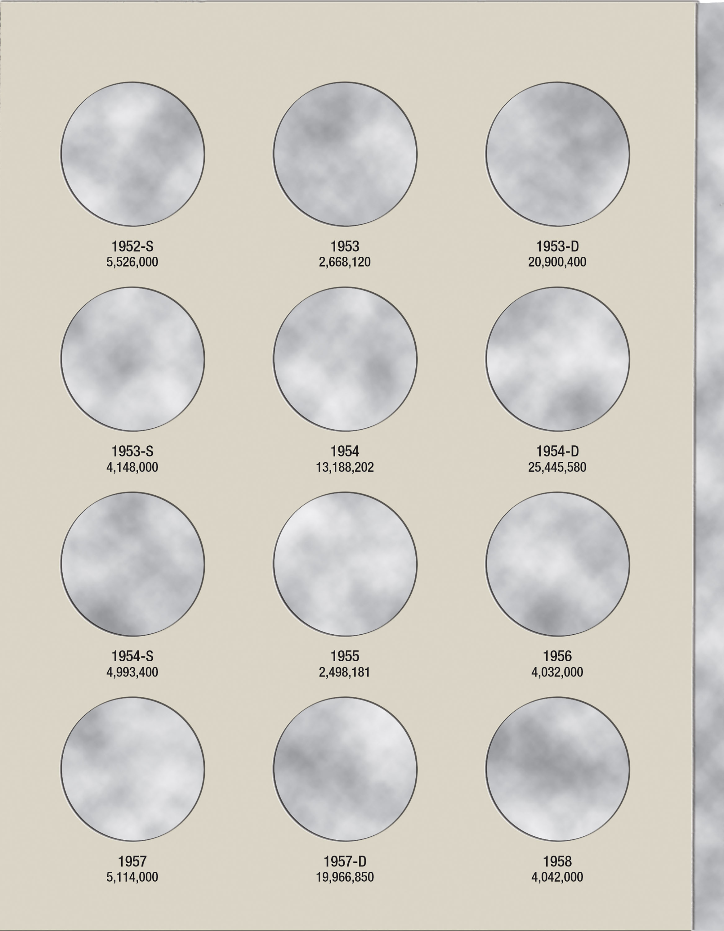 H.E. Harris® Coin Folder – Franklin Half Dollars: 1948-1963