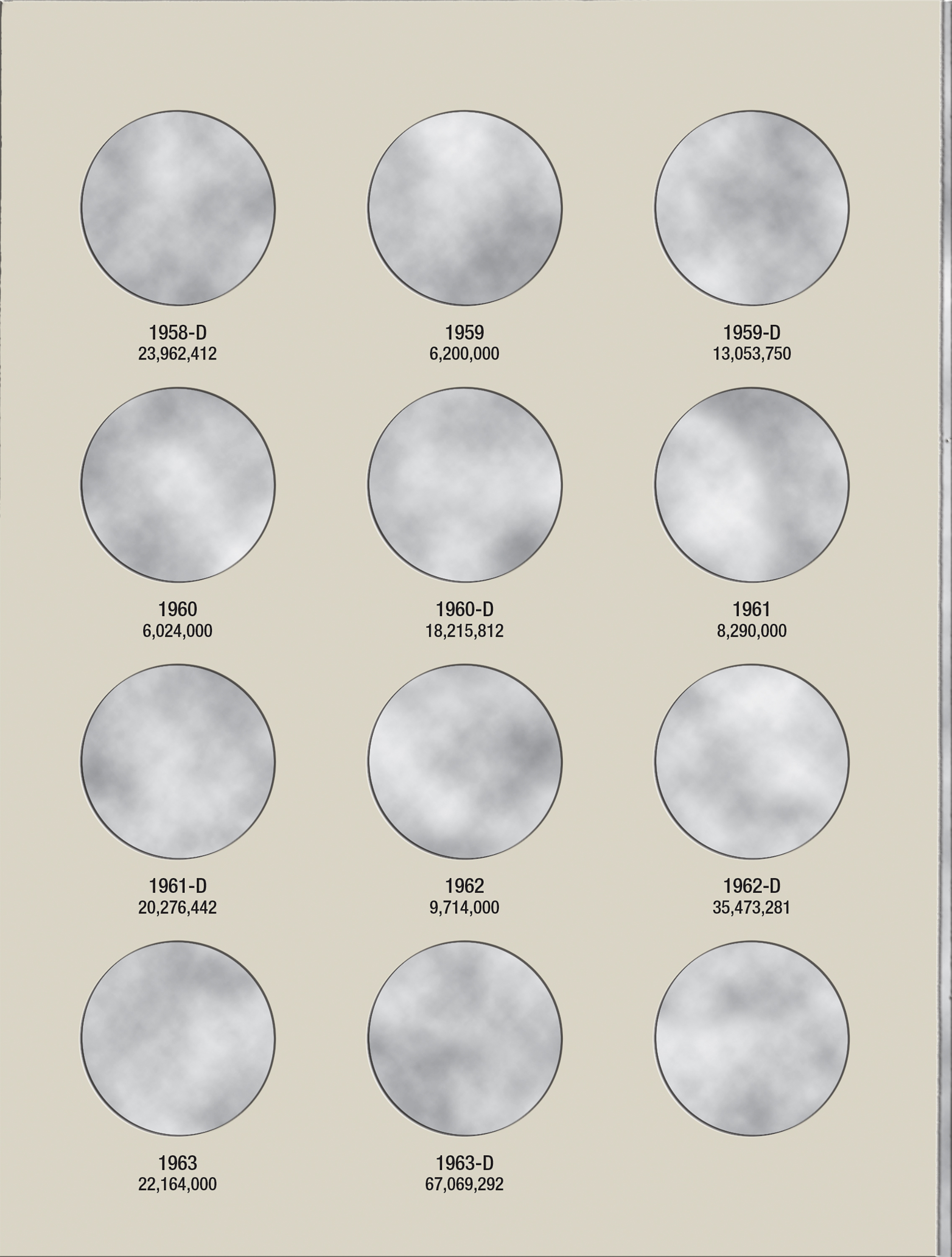 H.E. Harris® Coin Folder – Franklin Half Dollars: 1948-1963