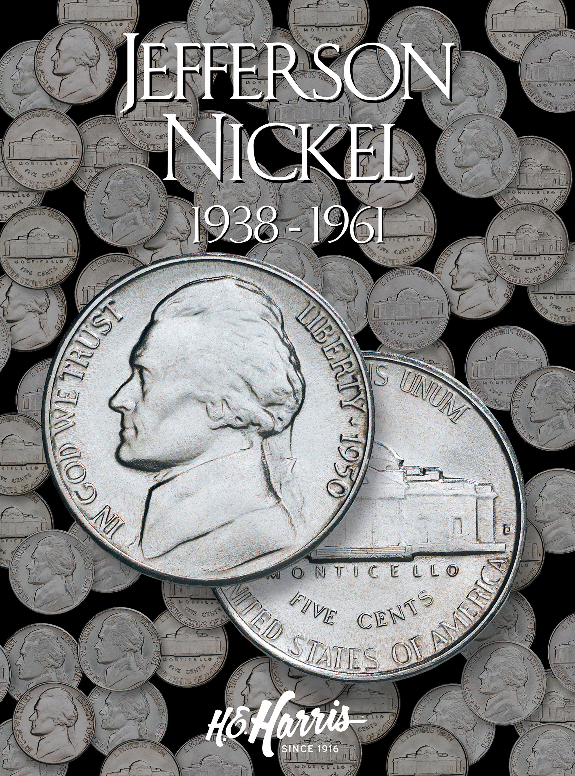 H.E. Harris® Coin Folder – Jefferson Nickels Collection #1: 1938-1961
