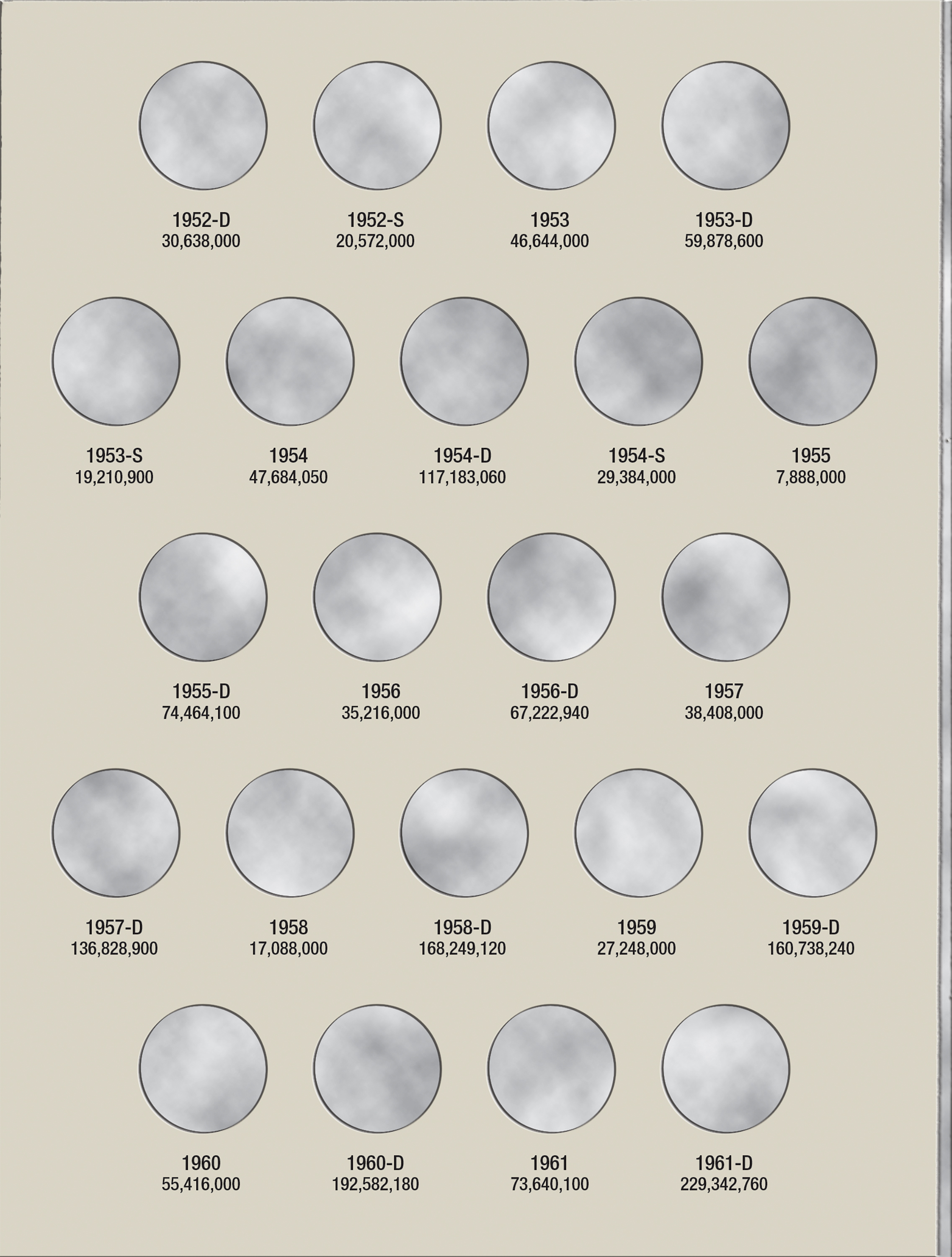 H.E. Harris® Coin Folder – Jefferson Nickels Collection #1: 1938-1961