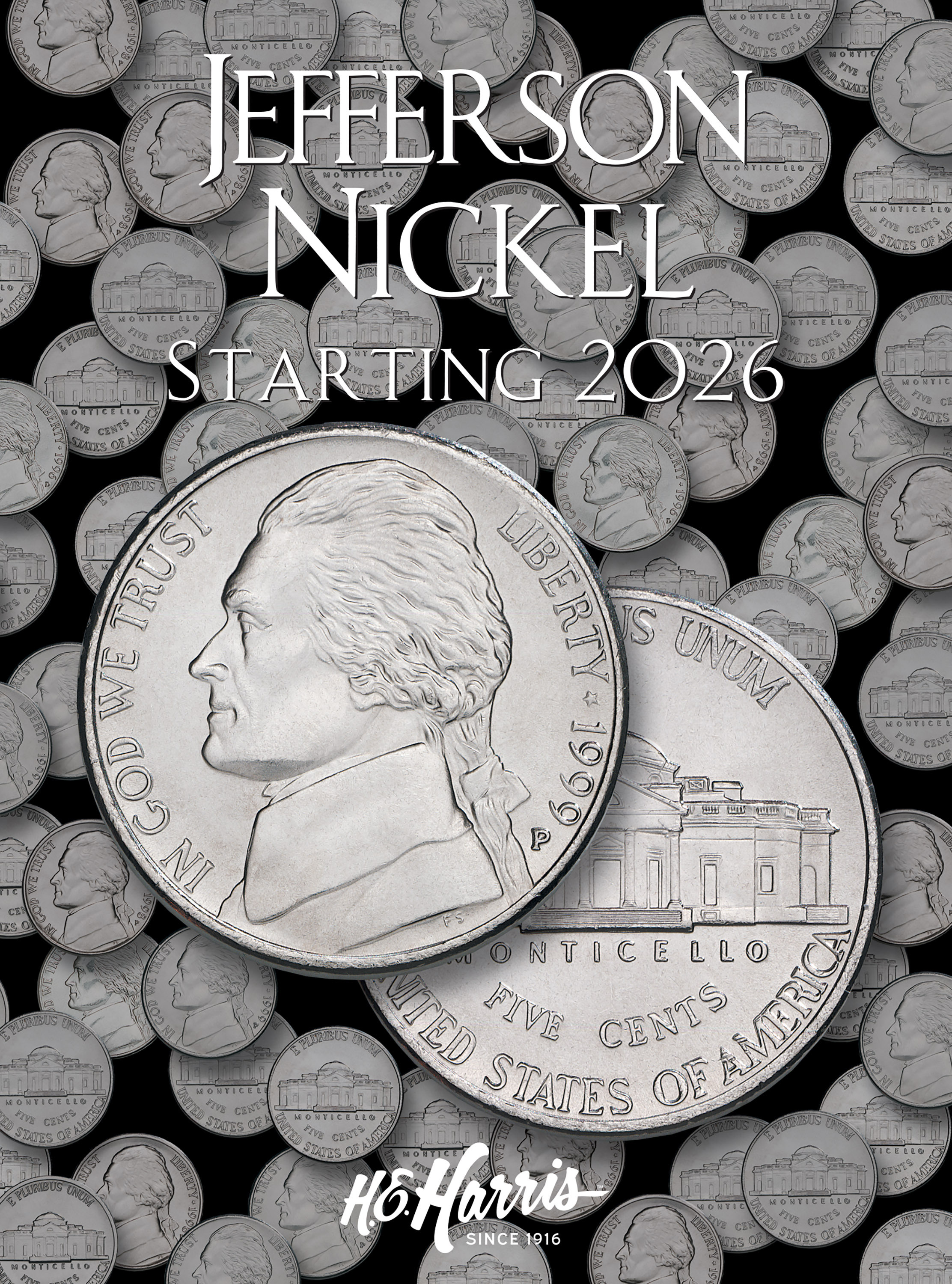 H.E. Harris® Coin Folder – Jefferson Nickels Collection #4: Starting 2026