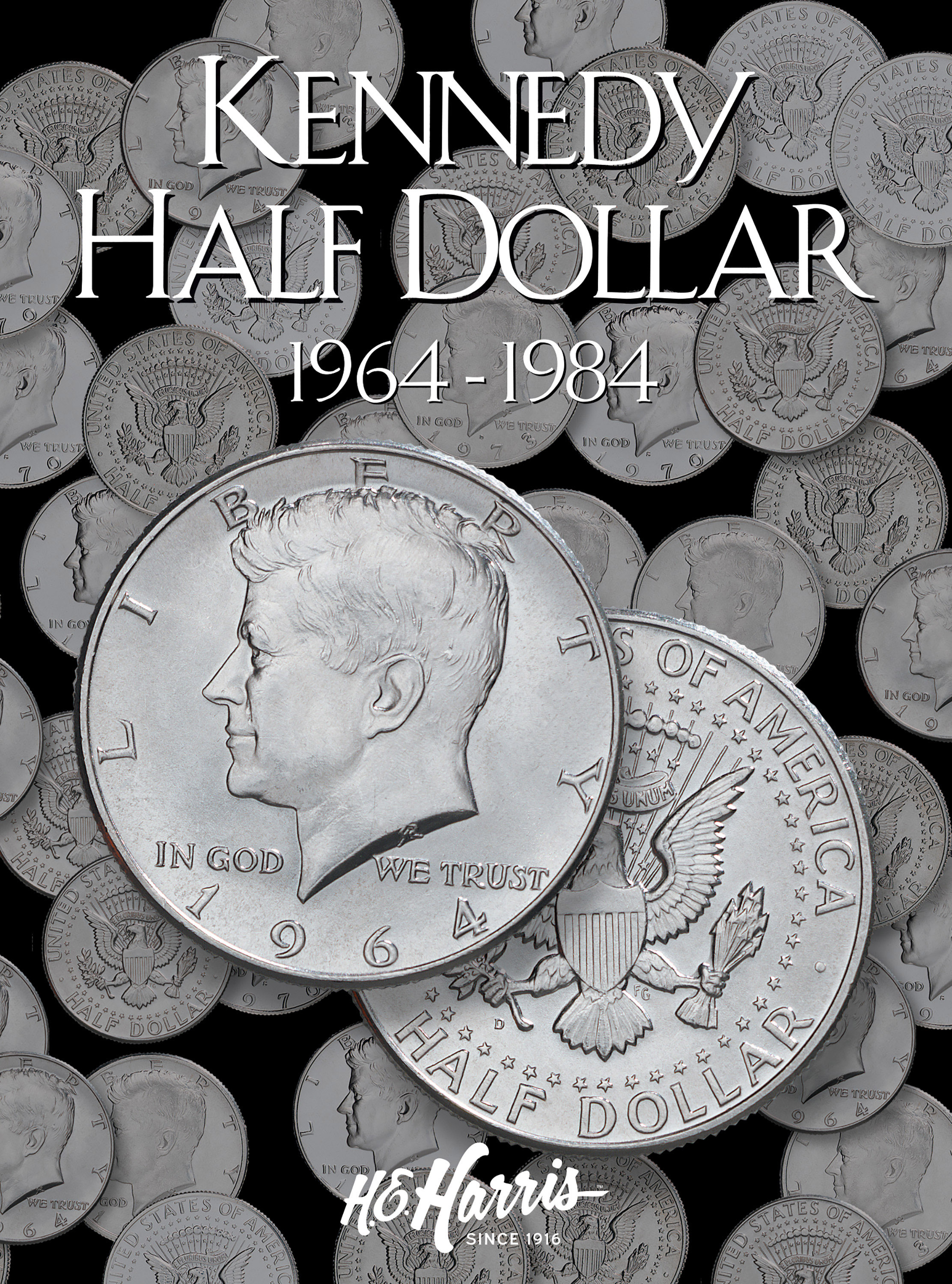 H.E. Harris® Coin Folder – Kennedy Half Dollars Collection #1: 1964-1984