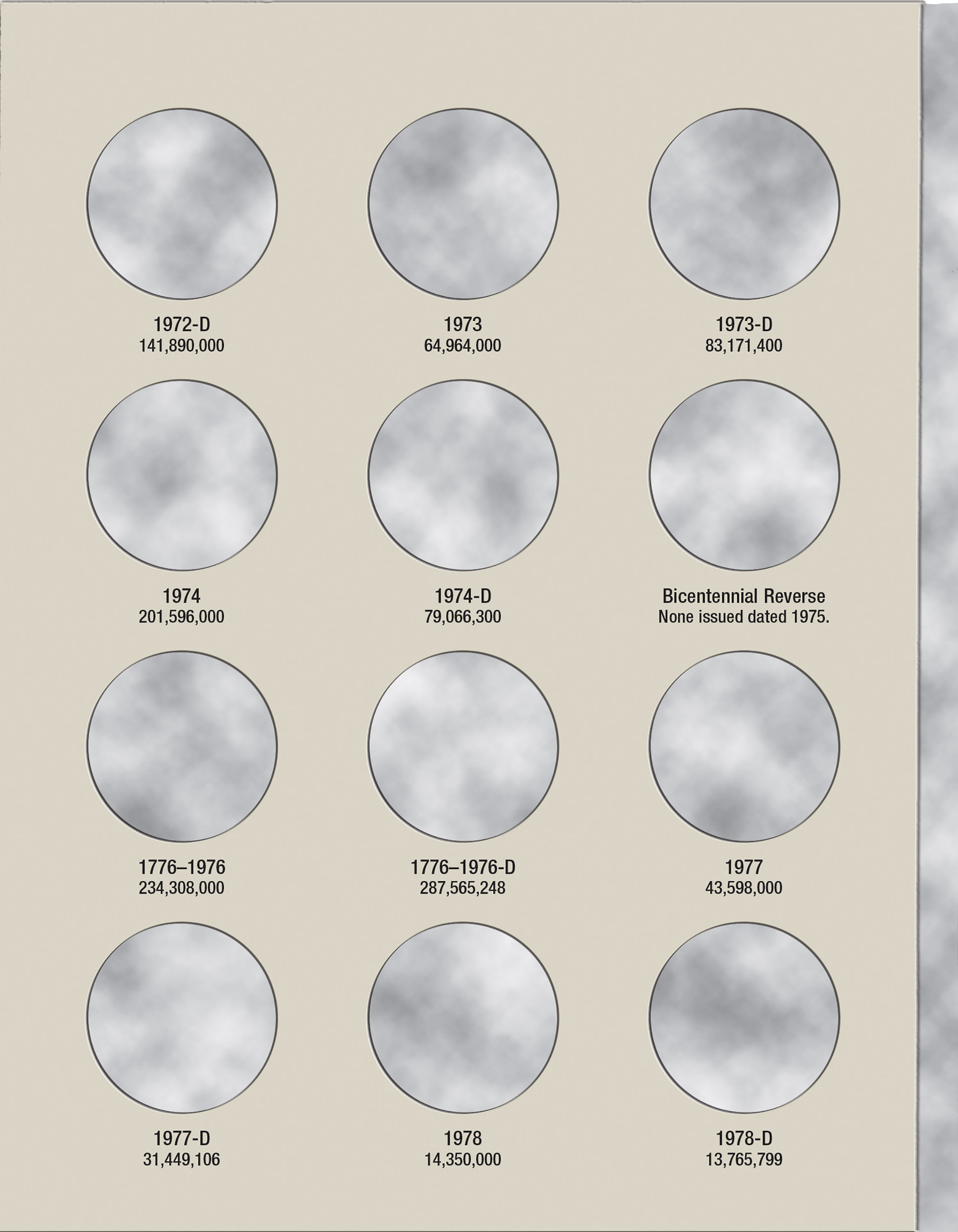 H.E. Harris® Coin Folder – Kennedy Half Dollars Collection #1: 1964-1984