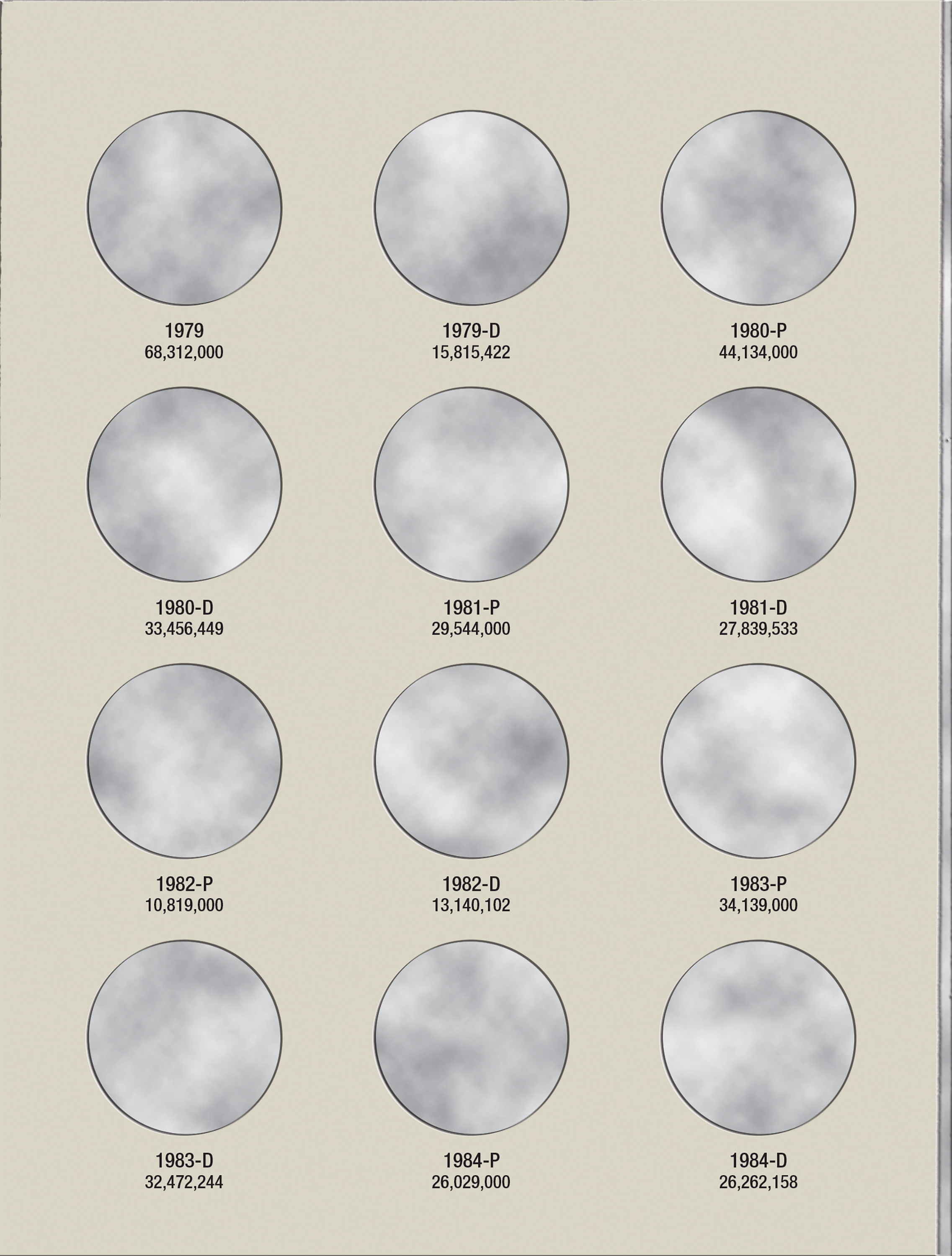 H.E. Harris® Coin Folder – Kennedy Half Dollars Collection #1: 1964-1984