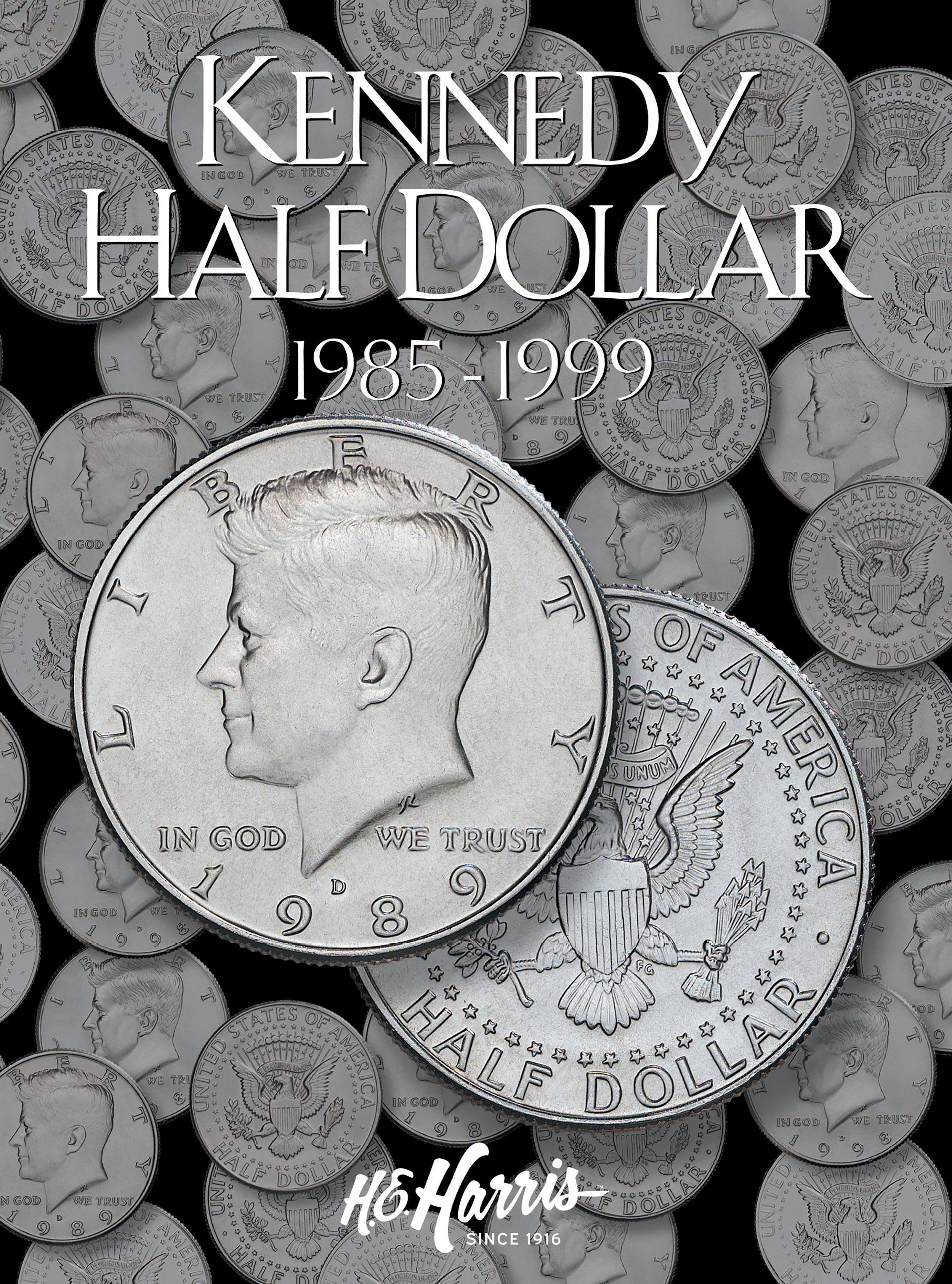 H.E. Harris® Coin Folder – Kennedy Half Dollars Collection #2: 1985-1999