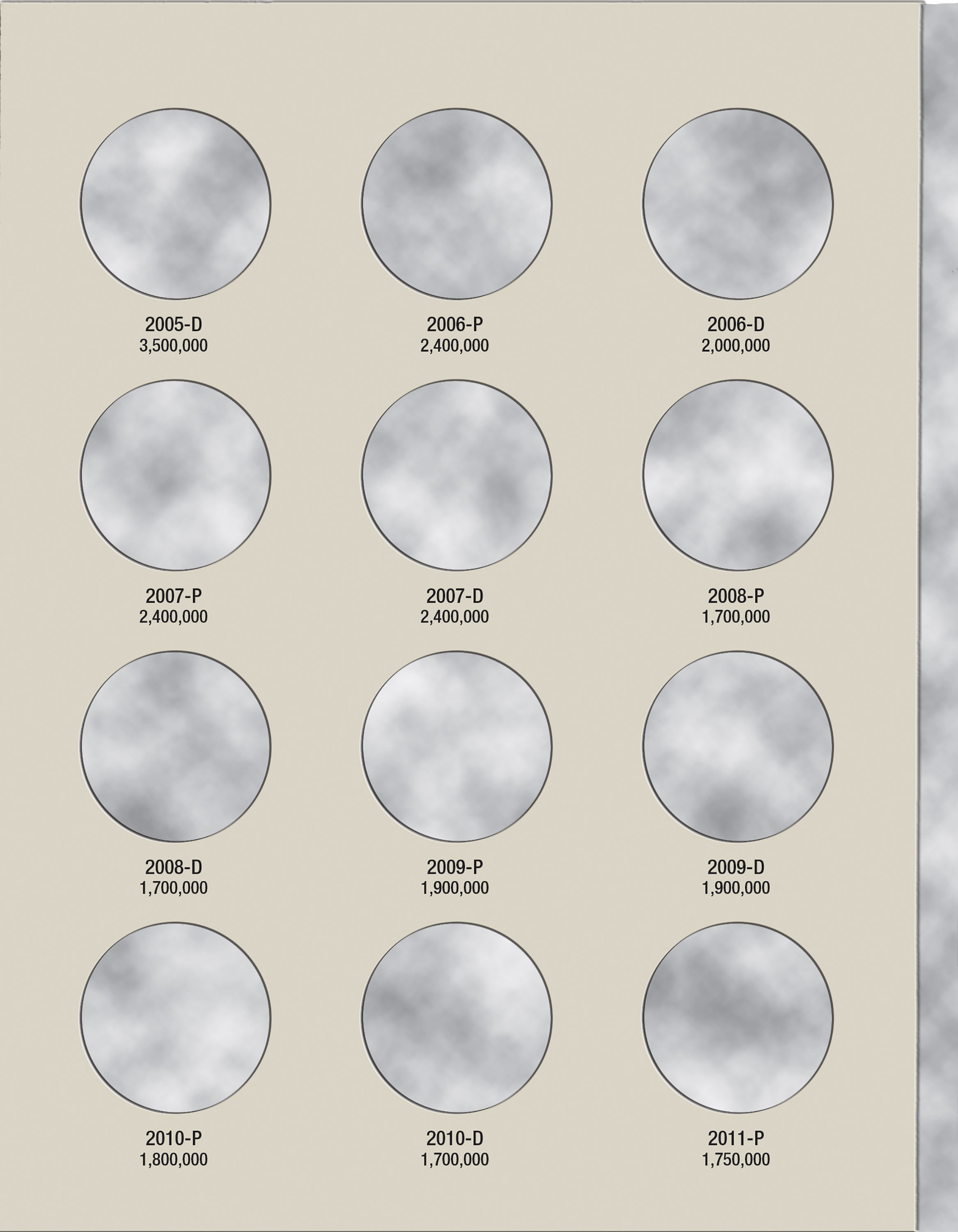 H.E. Harris® Coin Folder – Kennedy Half Dollars Collection #3: 2000-2016