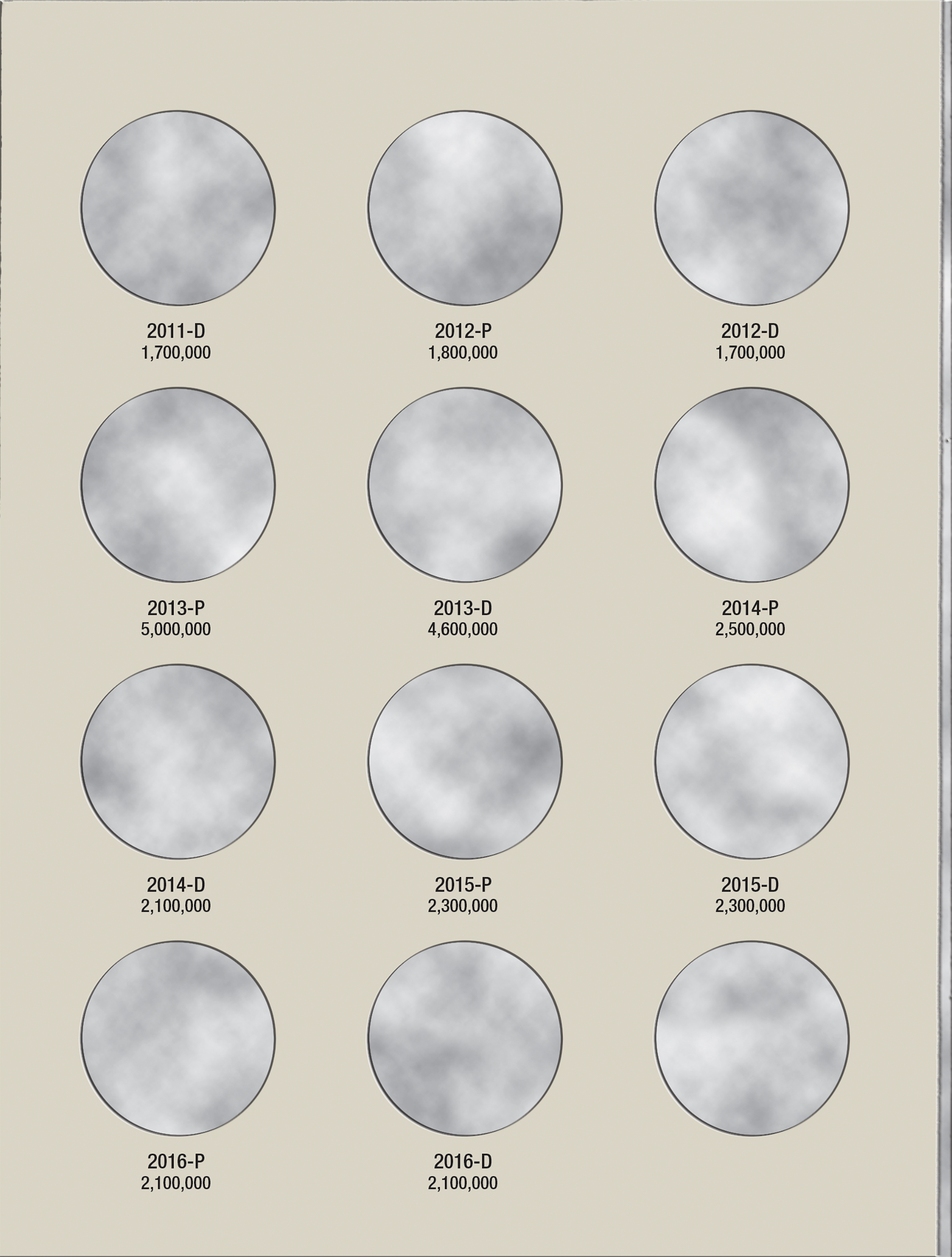 H.E. Harris® Coin Folder – Kennedy Half Dollars Collection #3: 2000-2016