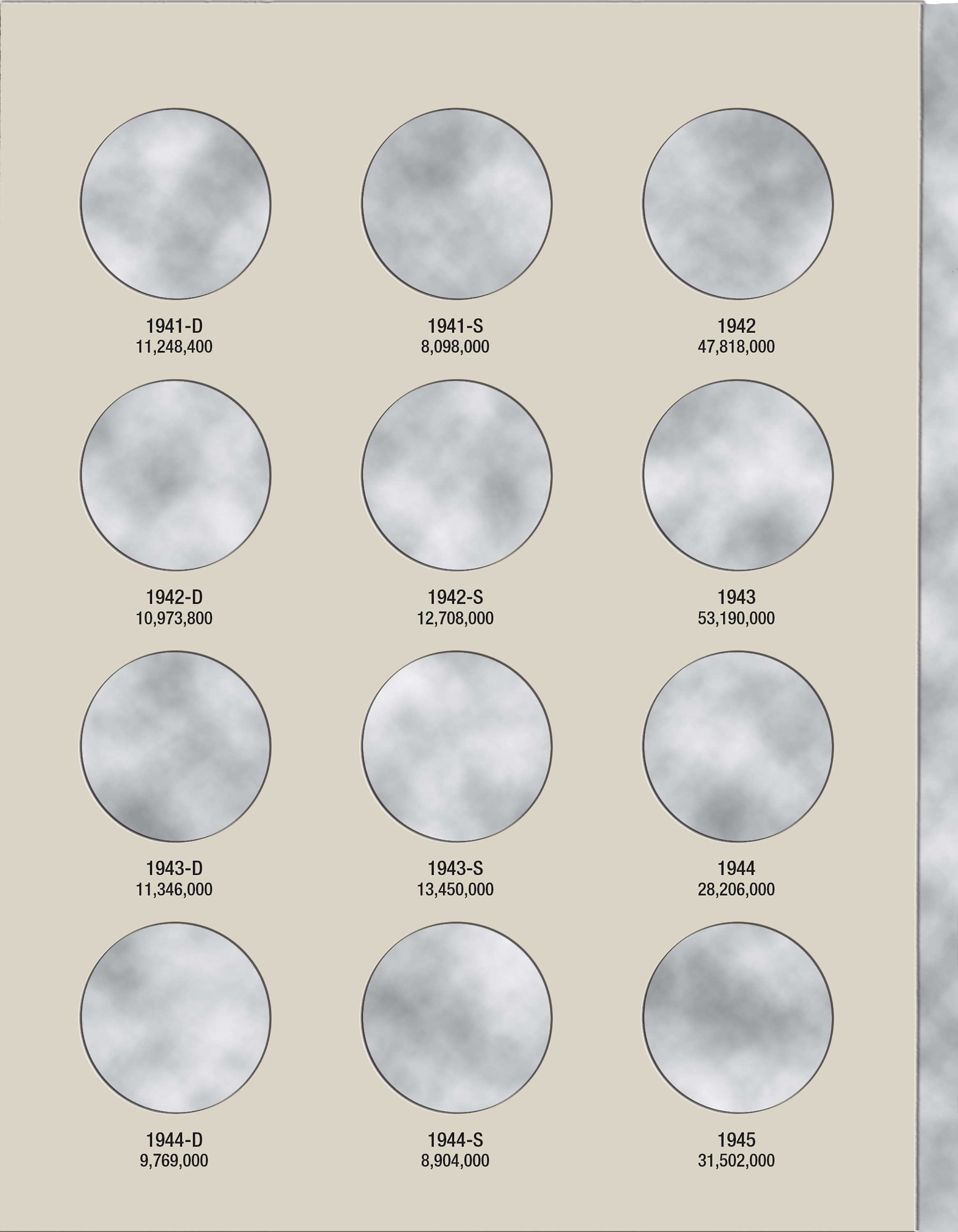 H.E. Harris® Coin Folder – Liberty Walking Half Dollars Collection #2: 1937-1947