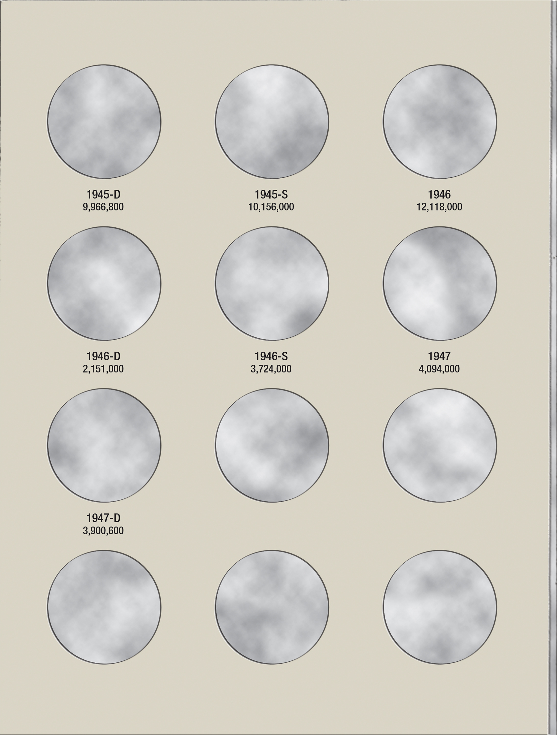 H.E. Harris® Coin Folder – Liberty Walking Half Dollars Collection #2: 1937-1947