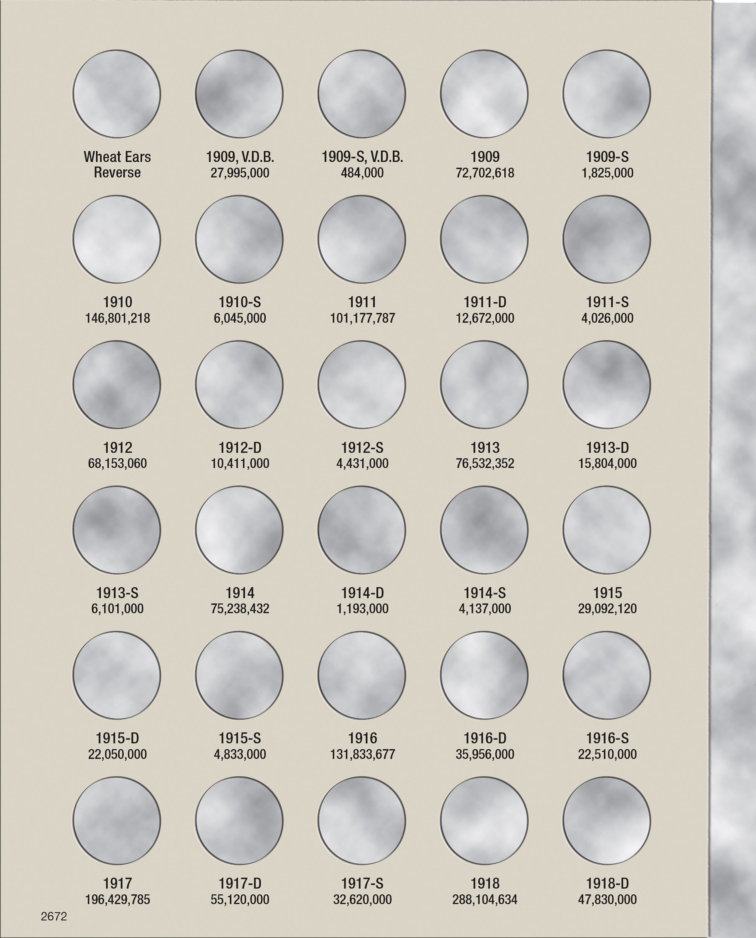 H.E. Harris® Coin Folder – Lincoln Cents Collection #1: 1909-1940