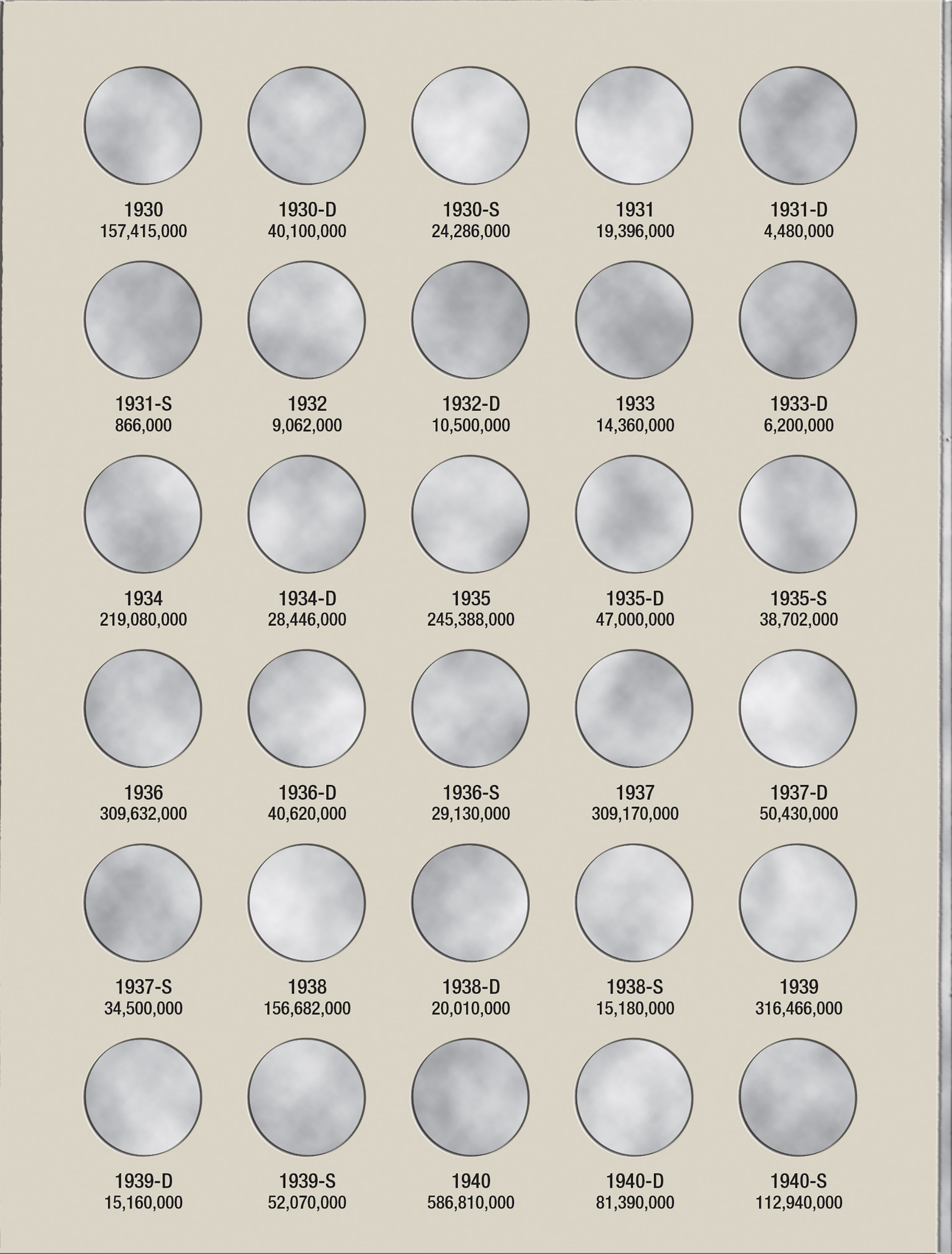 H.E. Harris® Coin Folder – Lincoln Cents Collection #1: 1909-1940