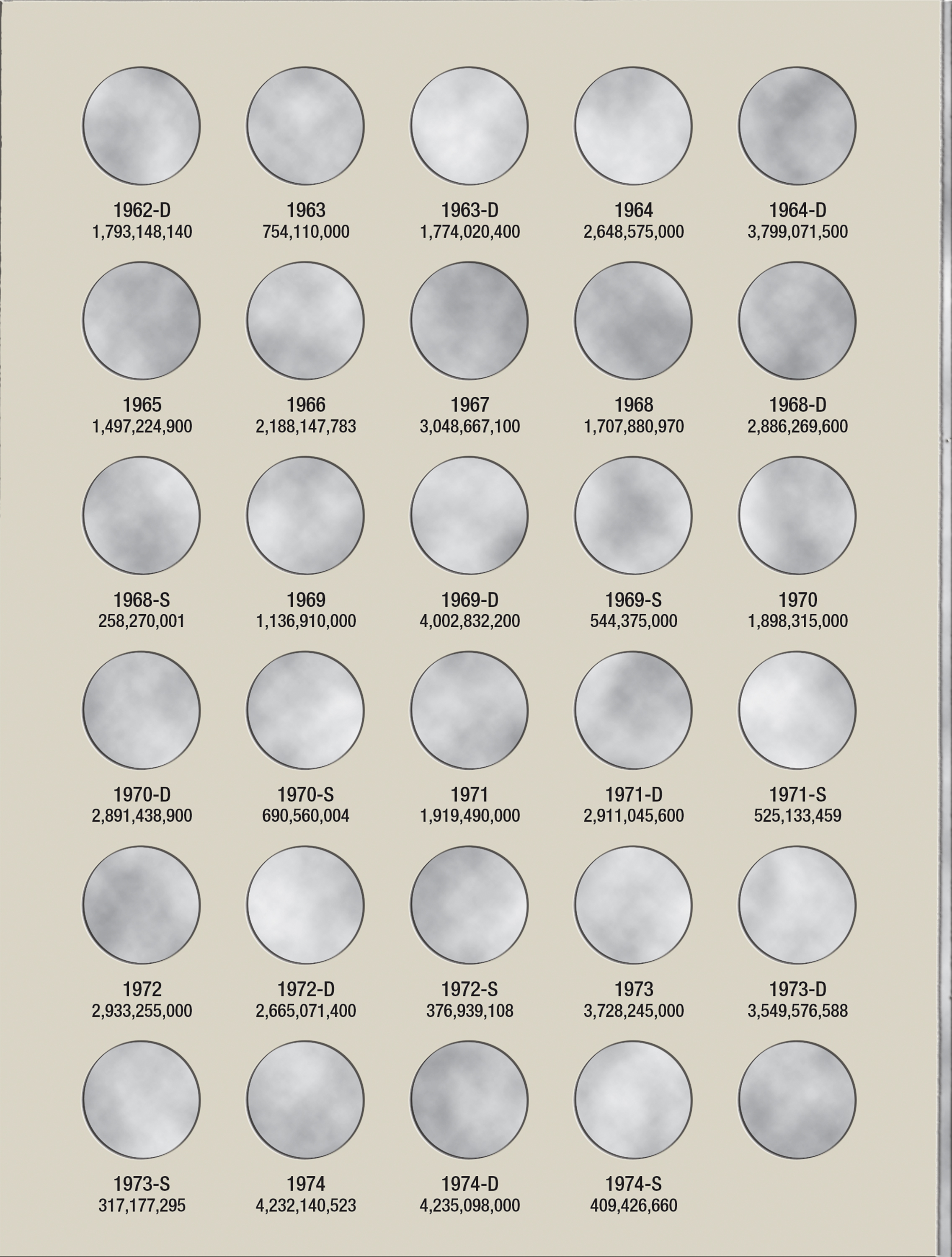 H.E. Harris® Coin Folder – Lincoln Cents Collection #2: 1941-1974