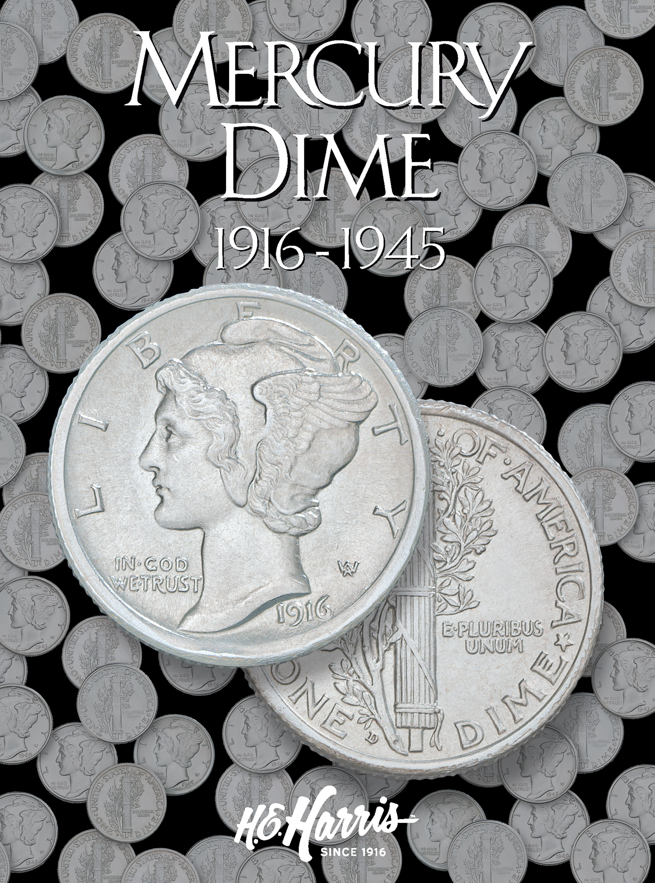 H.E. Harris® Coin Folder – Mercury Dimes: 1916-1945