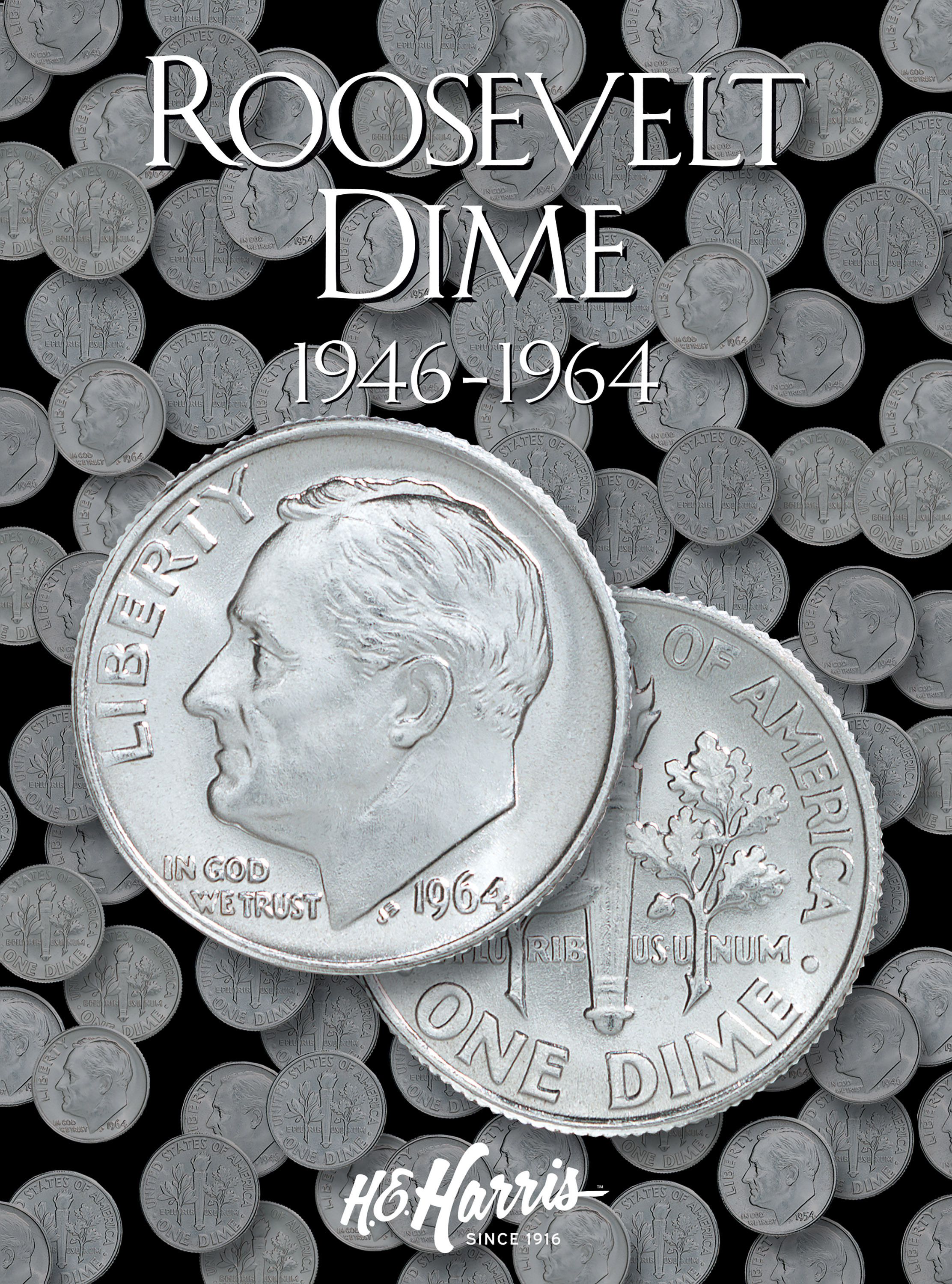 H.E. Harris® Coin Folder – Roosevelt Dimes Collection #1: 1946-1964