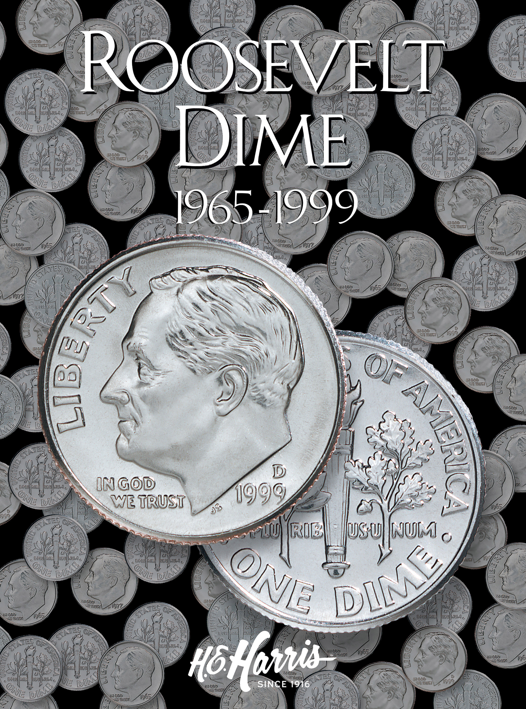 H.E. Harris® Coin Folder – Roosevelt Dimes Collection #2: 1965-1999