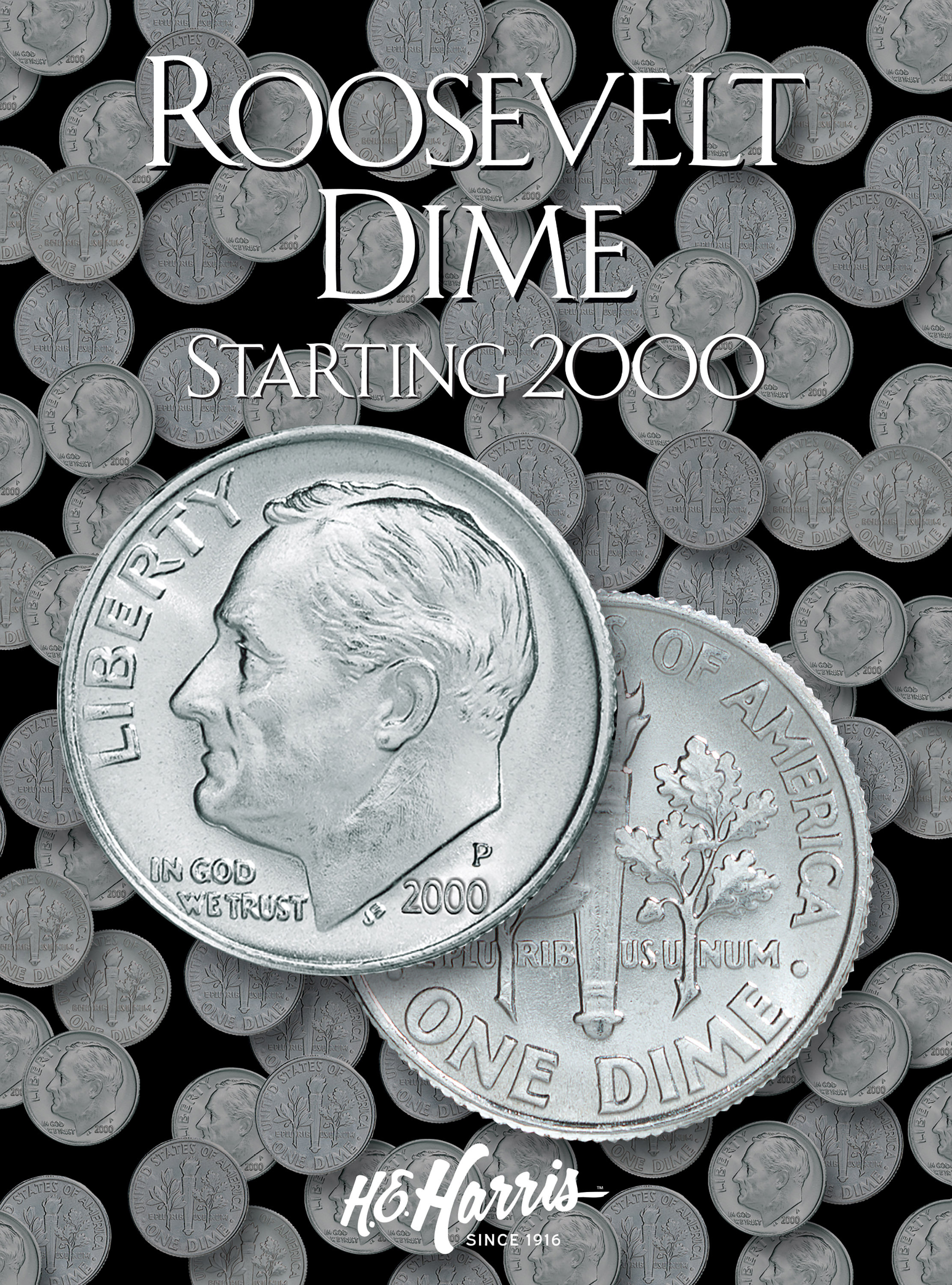 H.E. Harris® Coin Folder – Roosevelt Dimes Collection #3: Starting 2000