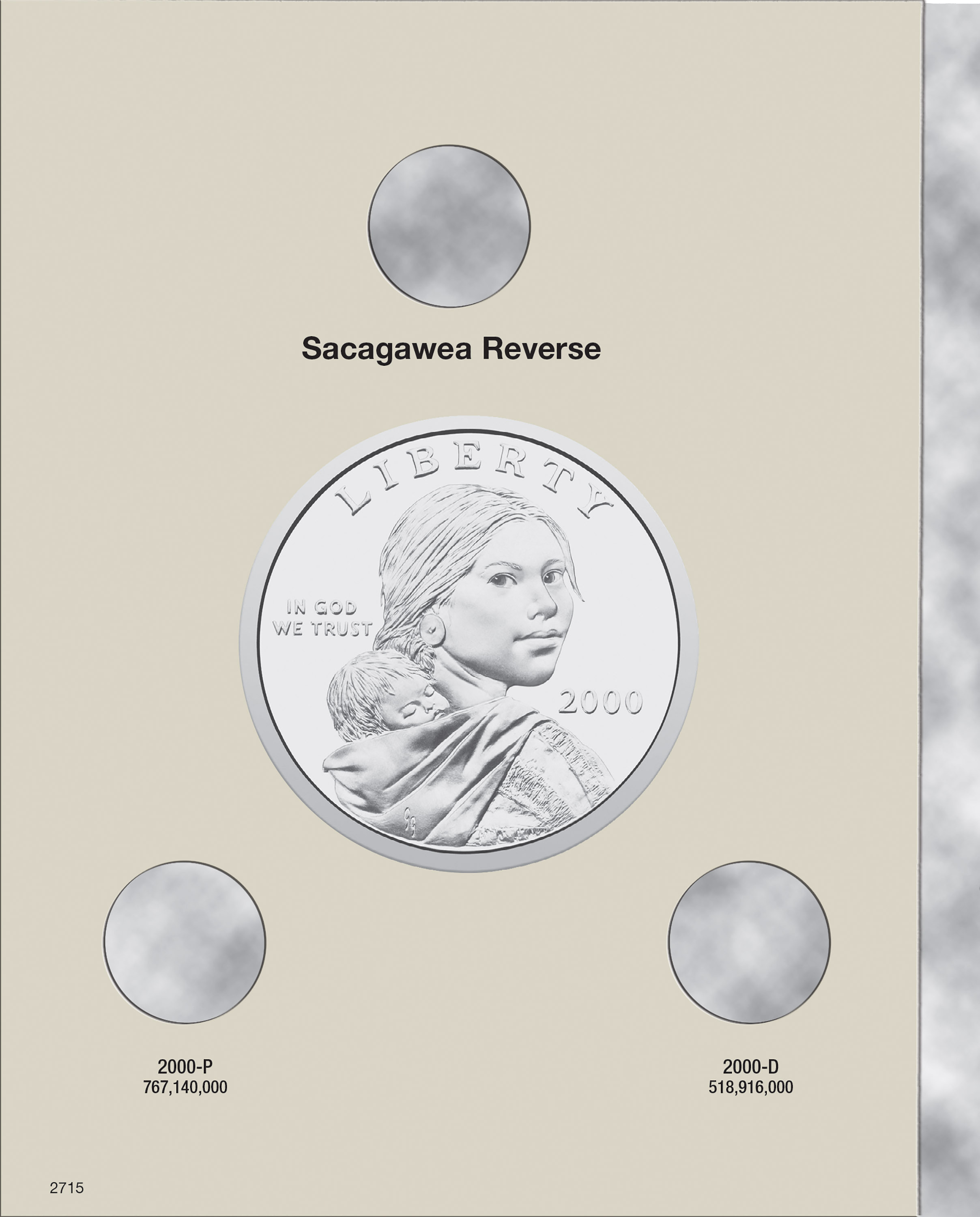 H.E. Harris® Coin Folder – Sacagawea Dollars Collection #1: 2000-2004