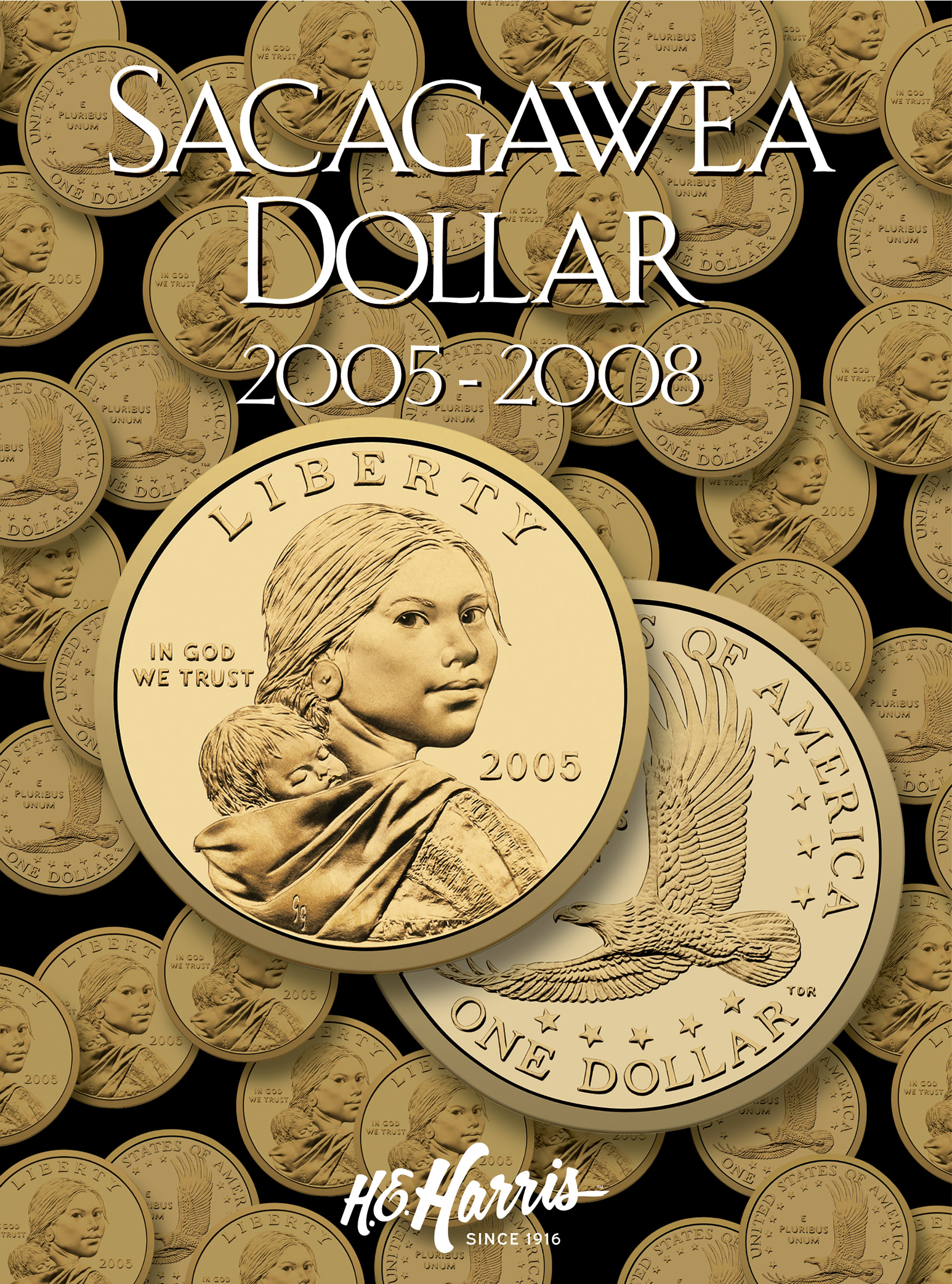 H.E. Harris® Coin Folder – Sacagawea Dollars Collection #2: 2005-2008