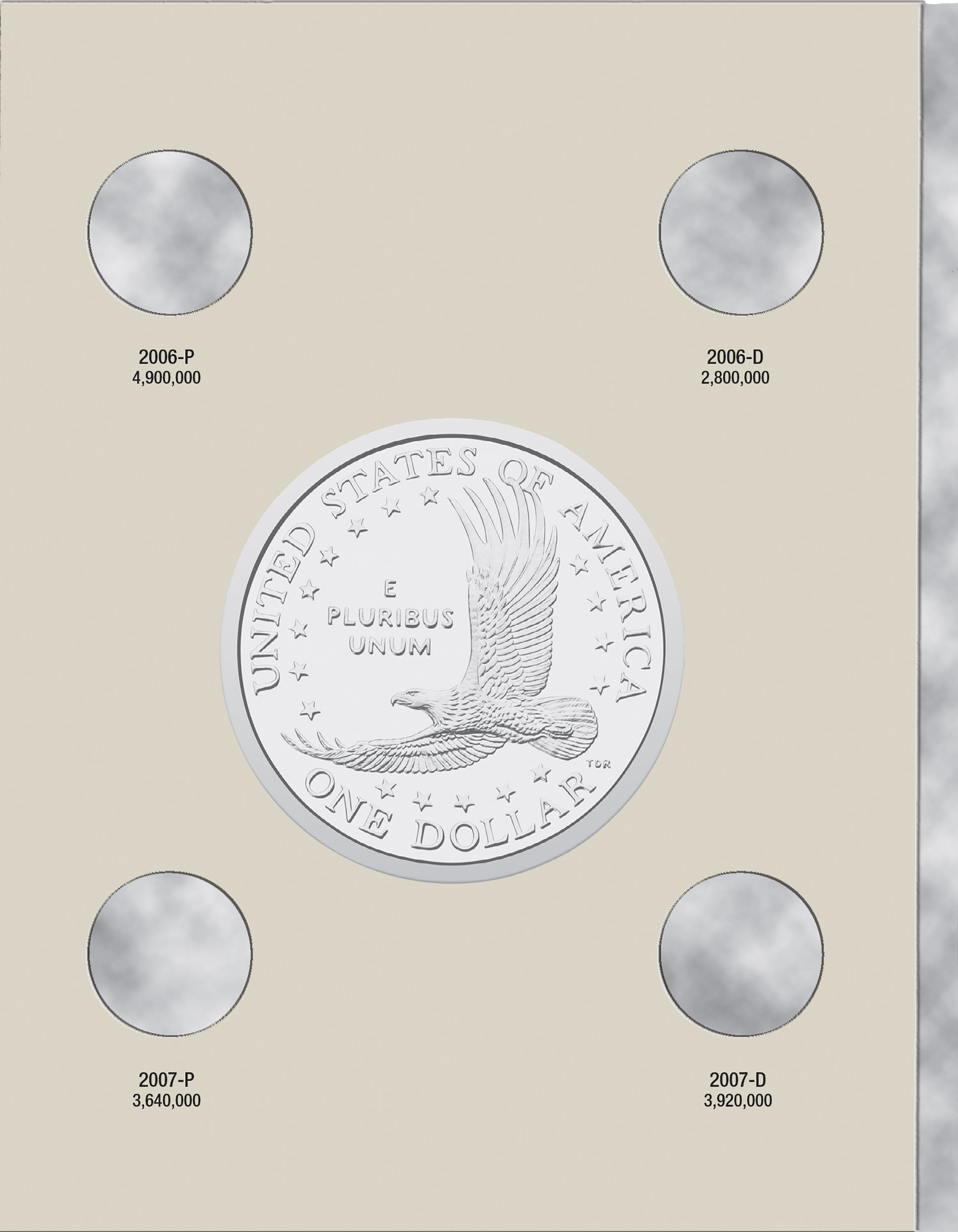H.E. Harris® Coin Folder – Sacagawea Dollars Collection #2: 2005-2008