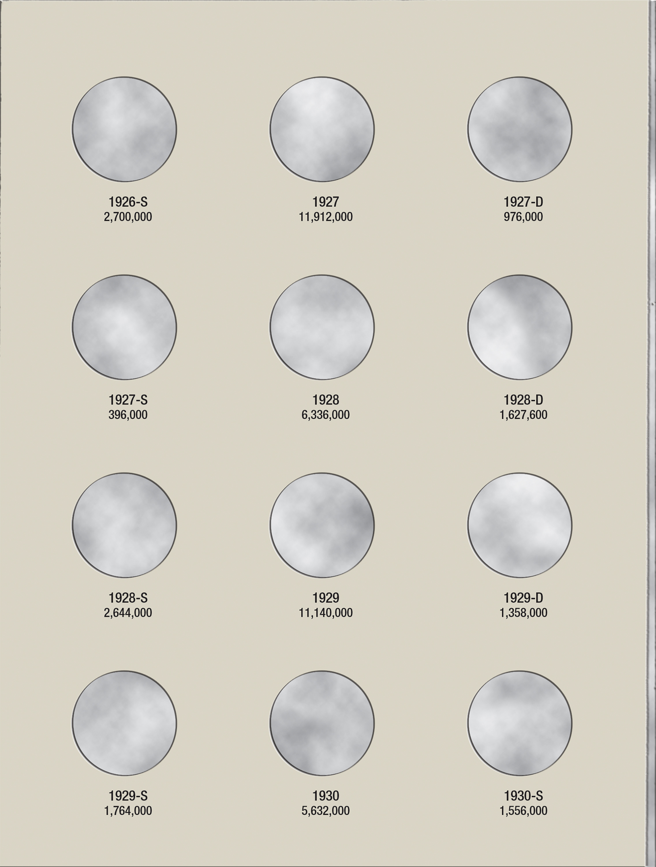 H.E. Harris® Coin Folder – Standing Liberty Quarters: 1916-1930