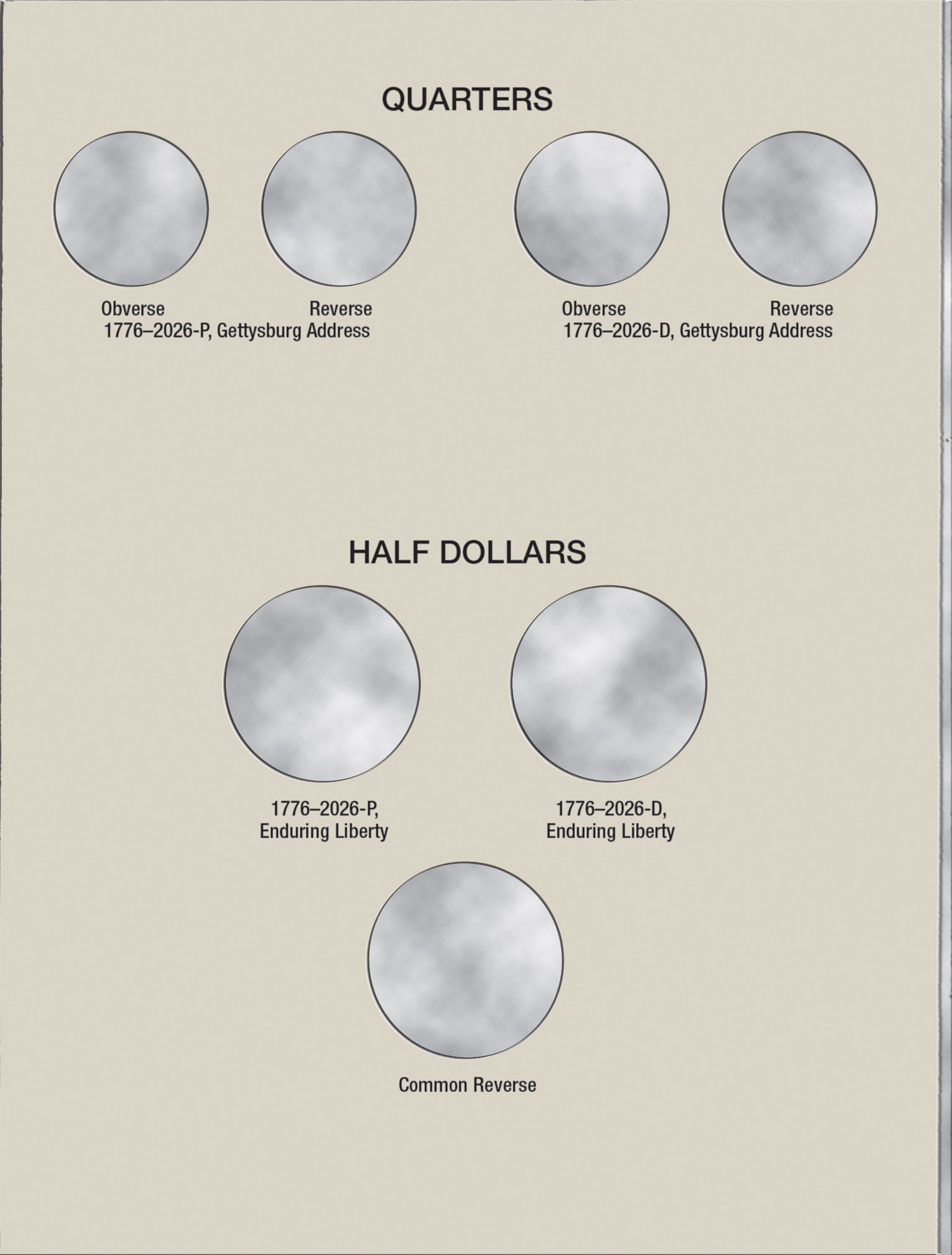 H.E. Harris® Coin Folder – United States 250th Anniversary Collection: 2026