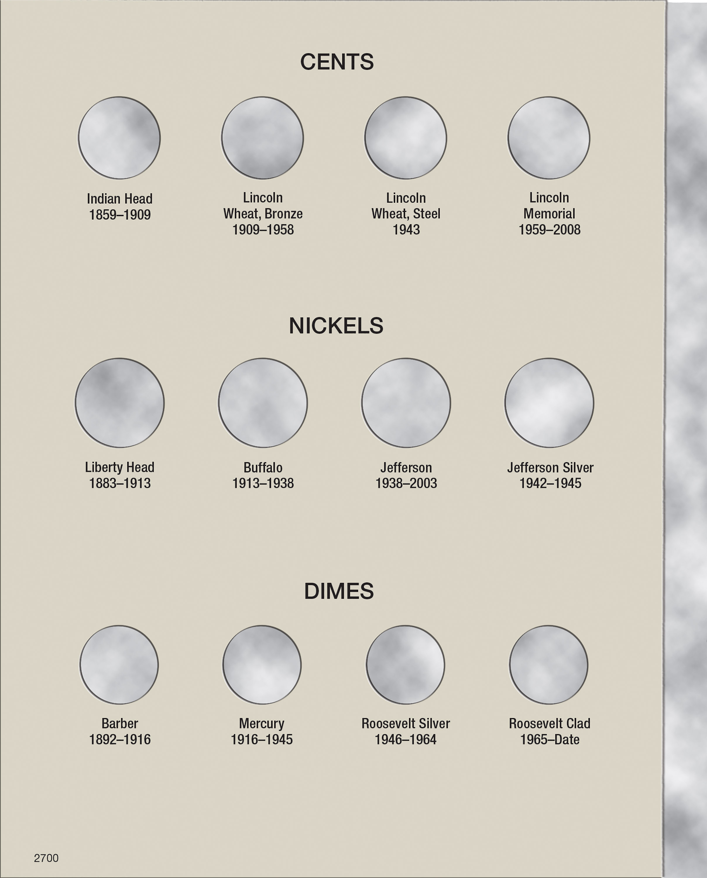 H.E. Harris® Coin Folder – U.S. 20th Century Type Collection