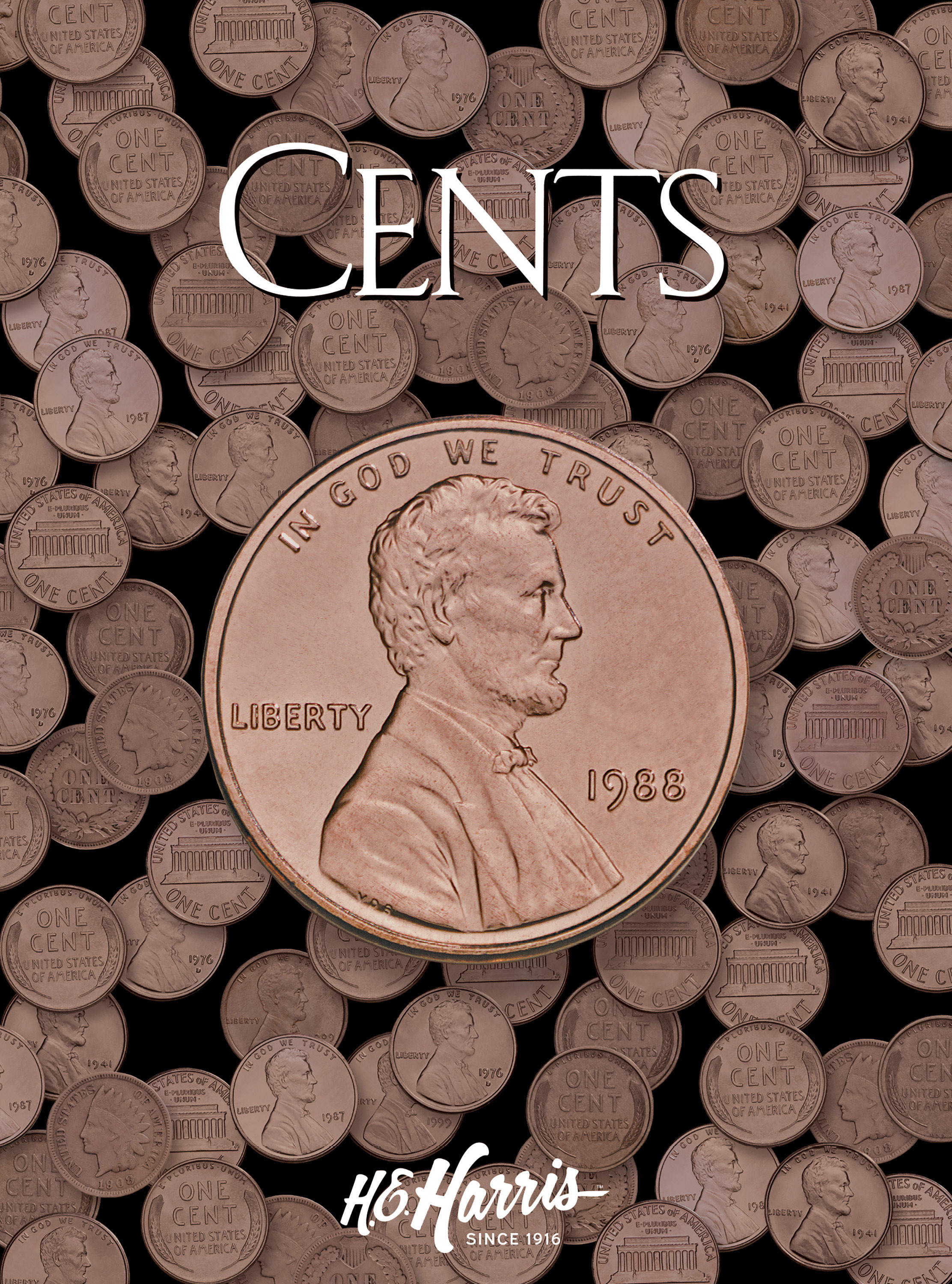 H.E. Harris® Coin Folder – U.S. Cents: Plain, No Dates