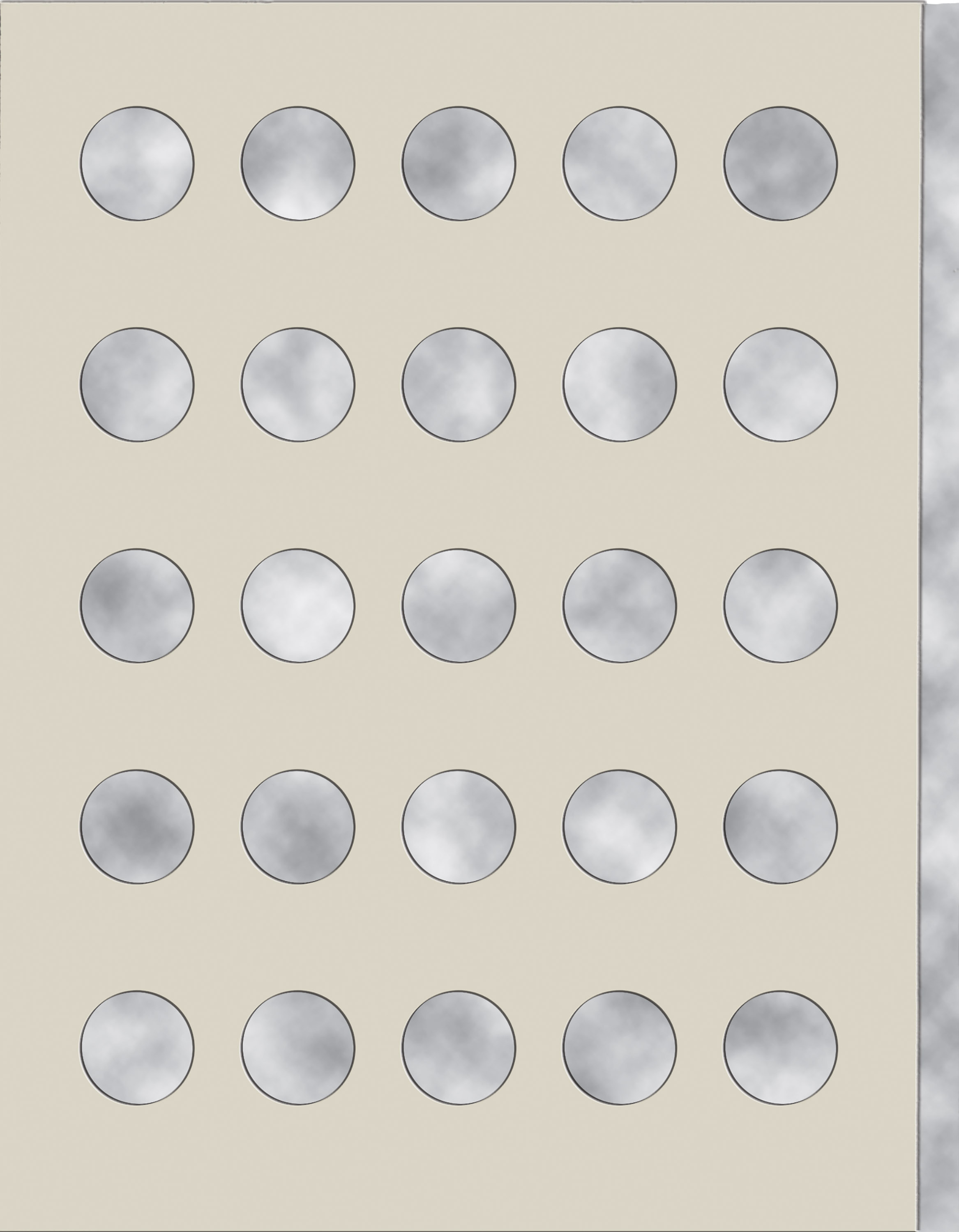 H.E. Harris® Coin Folder – U.S. Dimes: Plain, No Dates