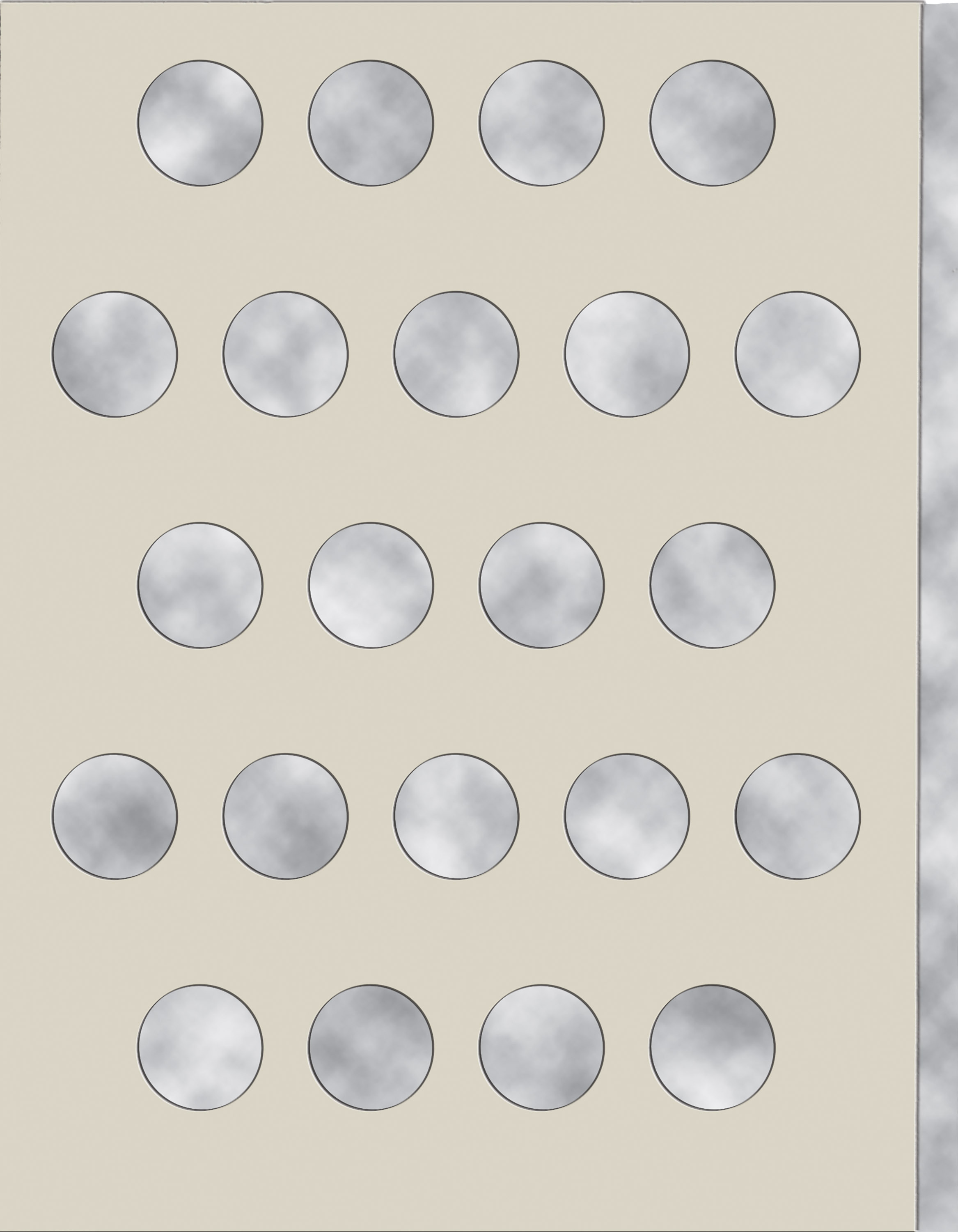 H.E. Harris® Coin Folder – U.S. Nickels: Plain, No Dates