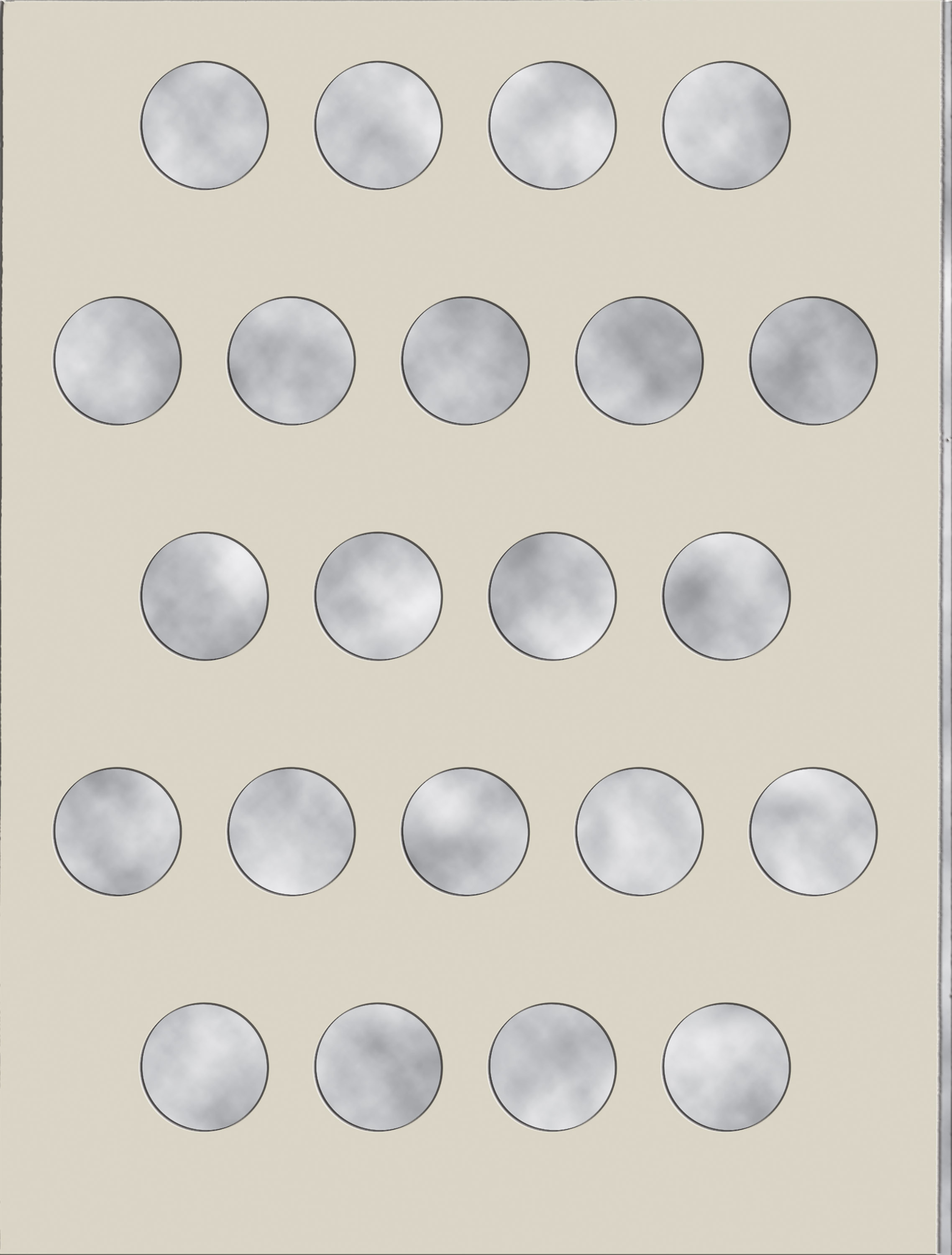 H.E. Harris® Coin Folder – U.S. Nickels: Plain, No Dates